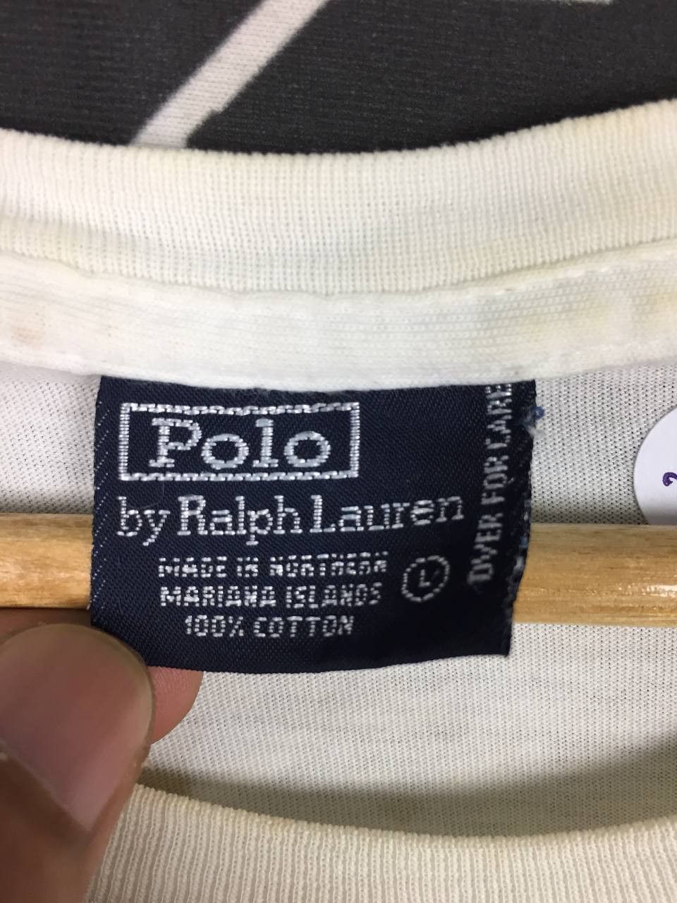Polo Ralph Lauren × Vintage Vtg Polo Ralph Lauren Made In Northern Mariana Islands Tee Size US L / EU 52-54 / 3 - 20 Thumbnail