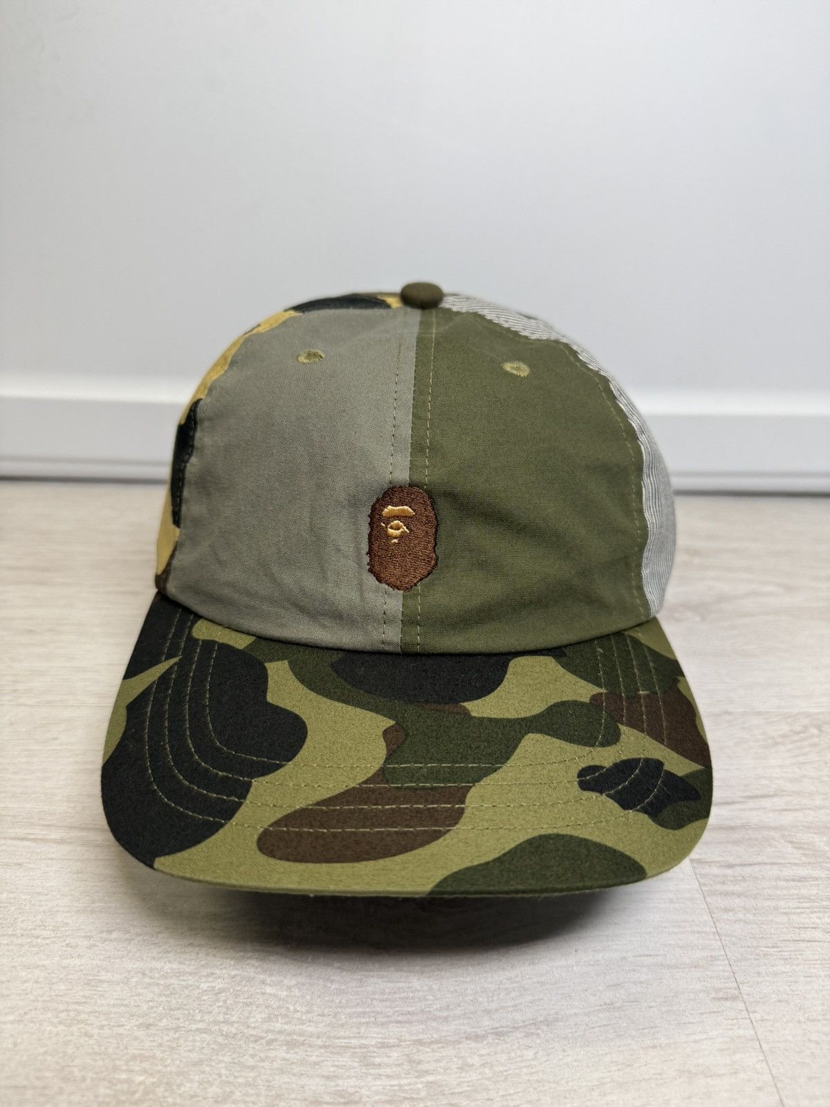 Bape SS22 Bape Crazy Panel Camo Cap Size ONE SIZE - 1 Thumbnail