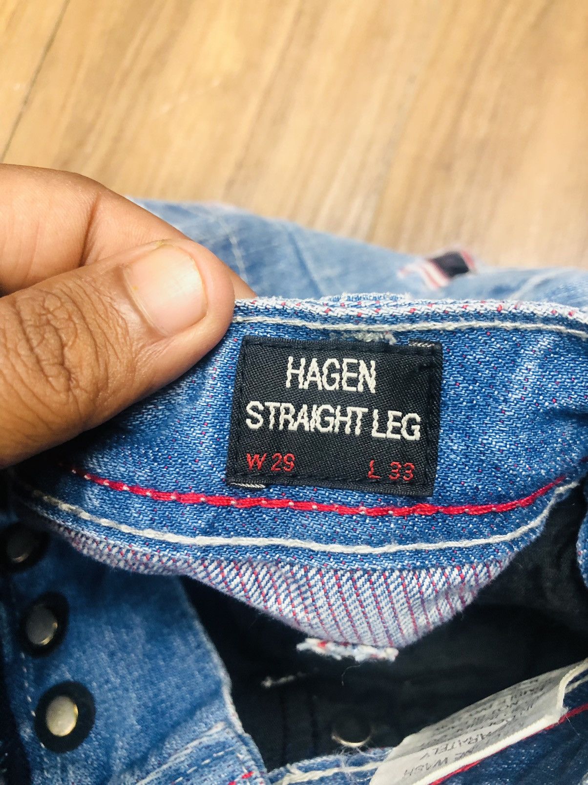 Cult Of Individuality Cult Of Individuality HAGEN Straight Leg Jeans (38) Size US 29 - 14 Thumbnail