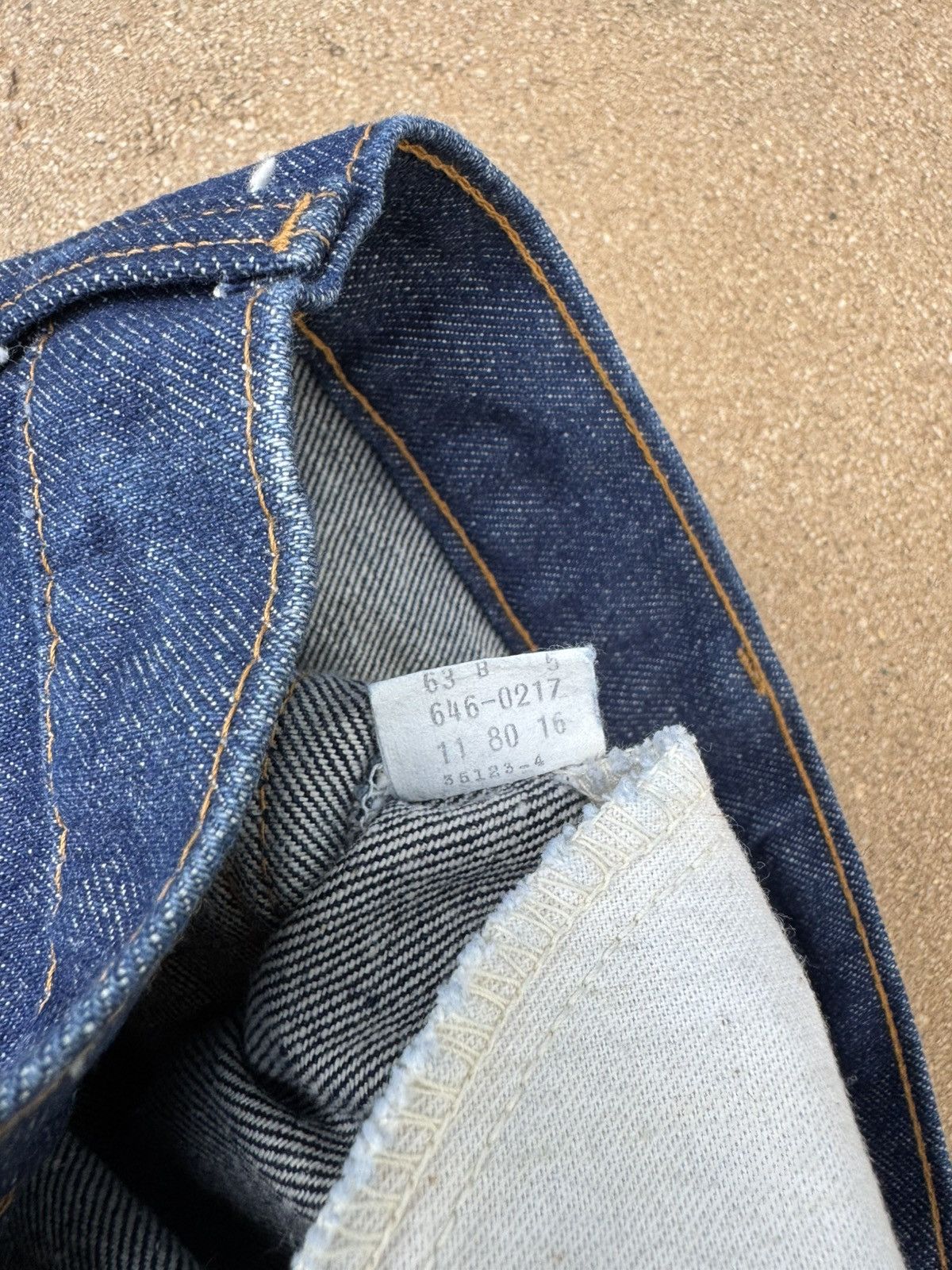 Levi's Vtg 70’s Levi’s 646 Orange Tab Bellbottom Flare Jeans 27x30 Size 27" / US 4 / IT 40 - 6 Thumbnail