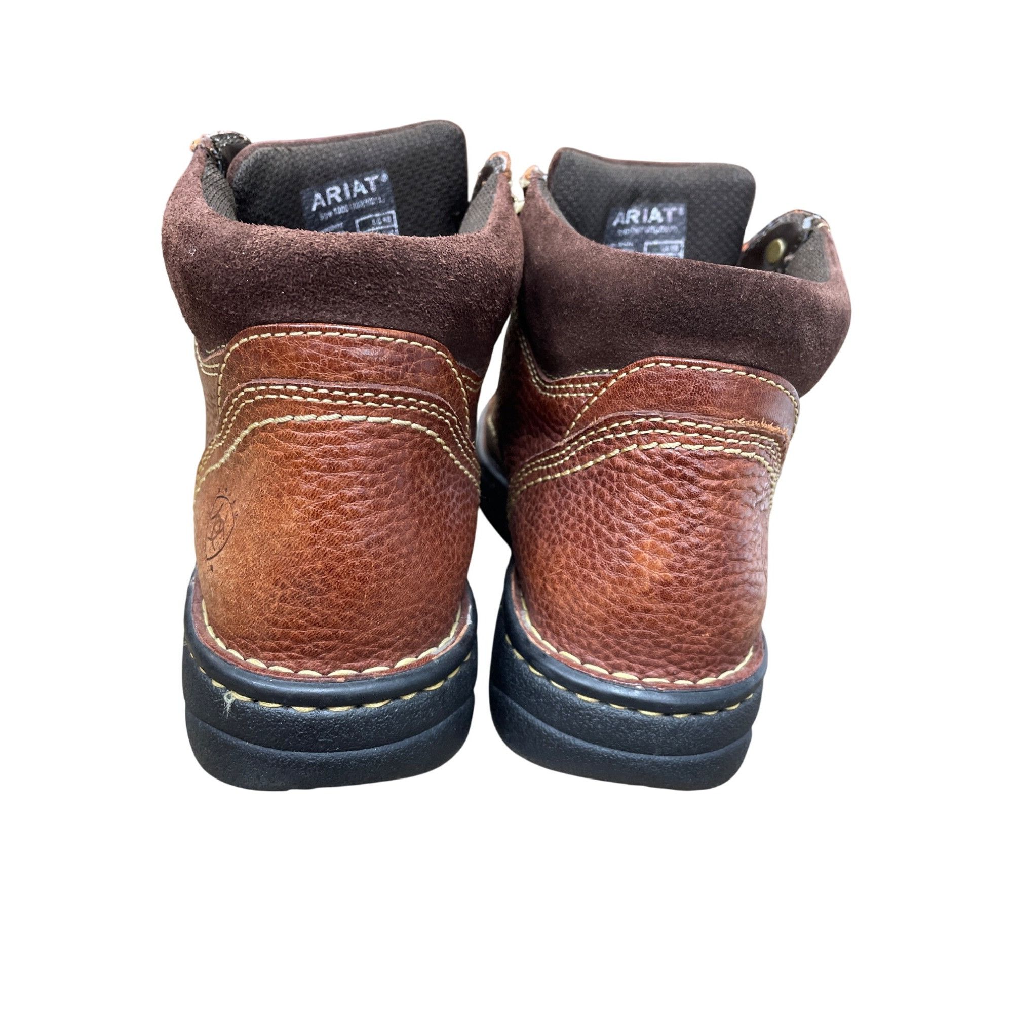 Ariat Ariat Womens Brown Leather Terrain Lace-Up Ankle Boots Size Size US 8 / IT 38 - 14 Thumbnail
