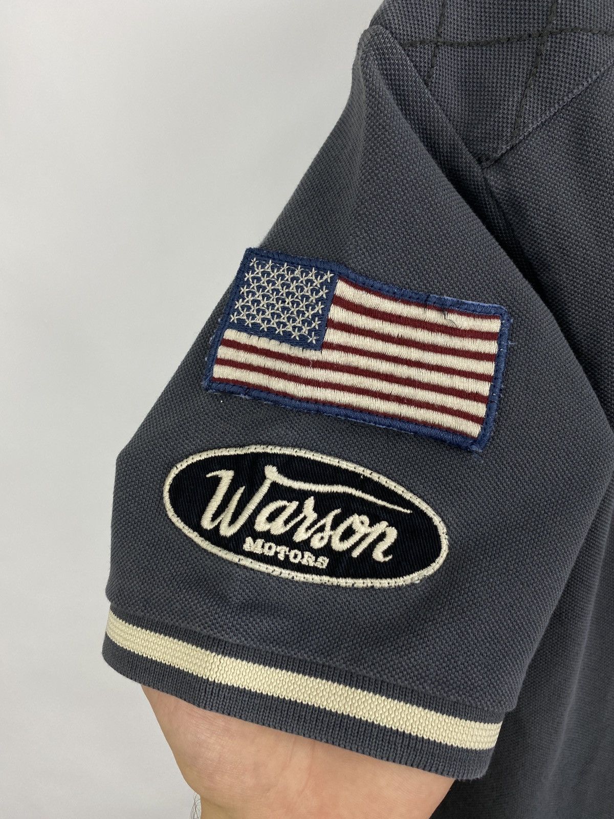 Harley Davidson 🇺🇸 Warson Motors Little Bastard Polo T-Shirt Rare Retro Size US M / EU 48-50 / 2 - 5 Thumbnail