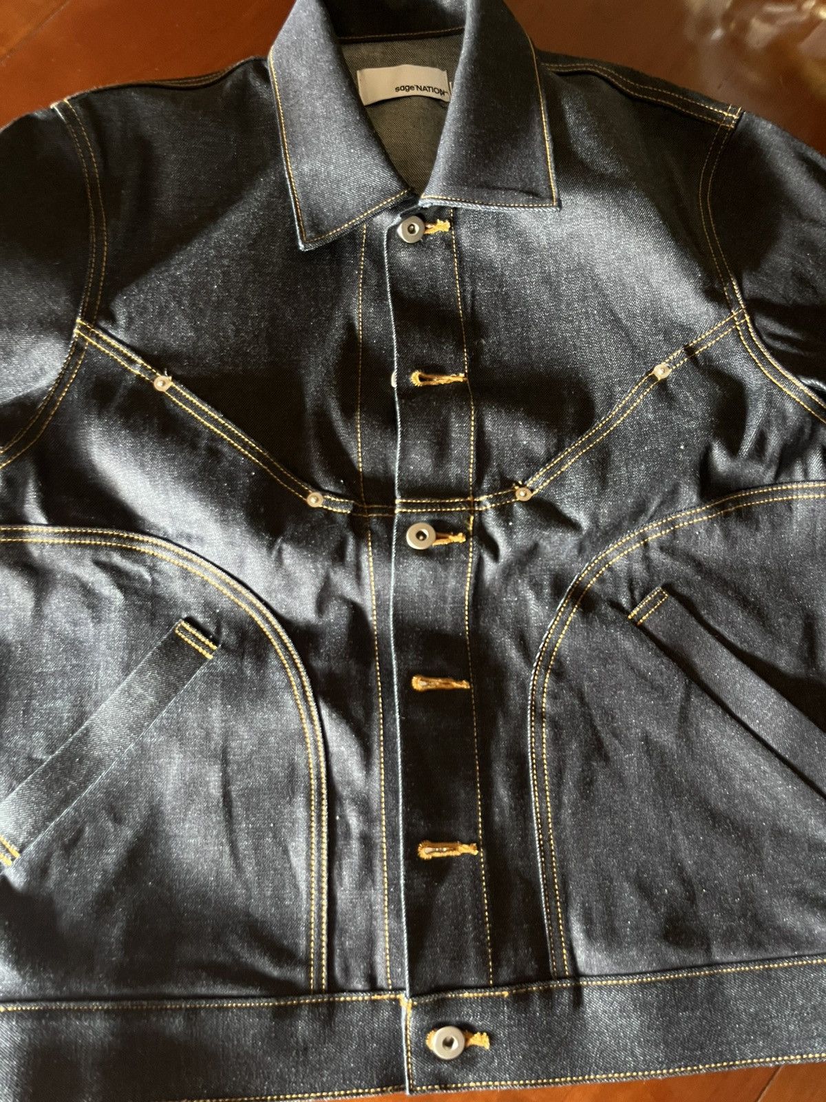SAGE NATION Sage nation denim jacket Size US S / EU 44-46 / 1 - 2 Thumbnail