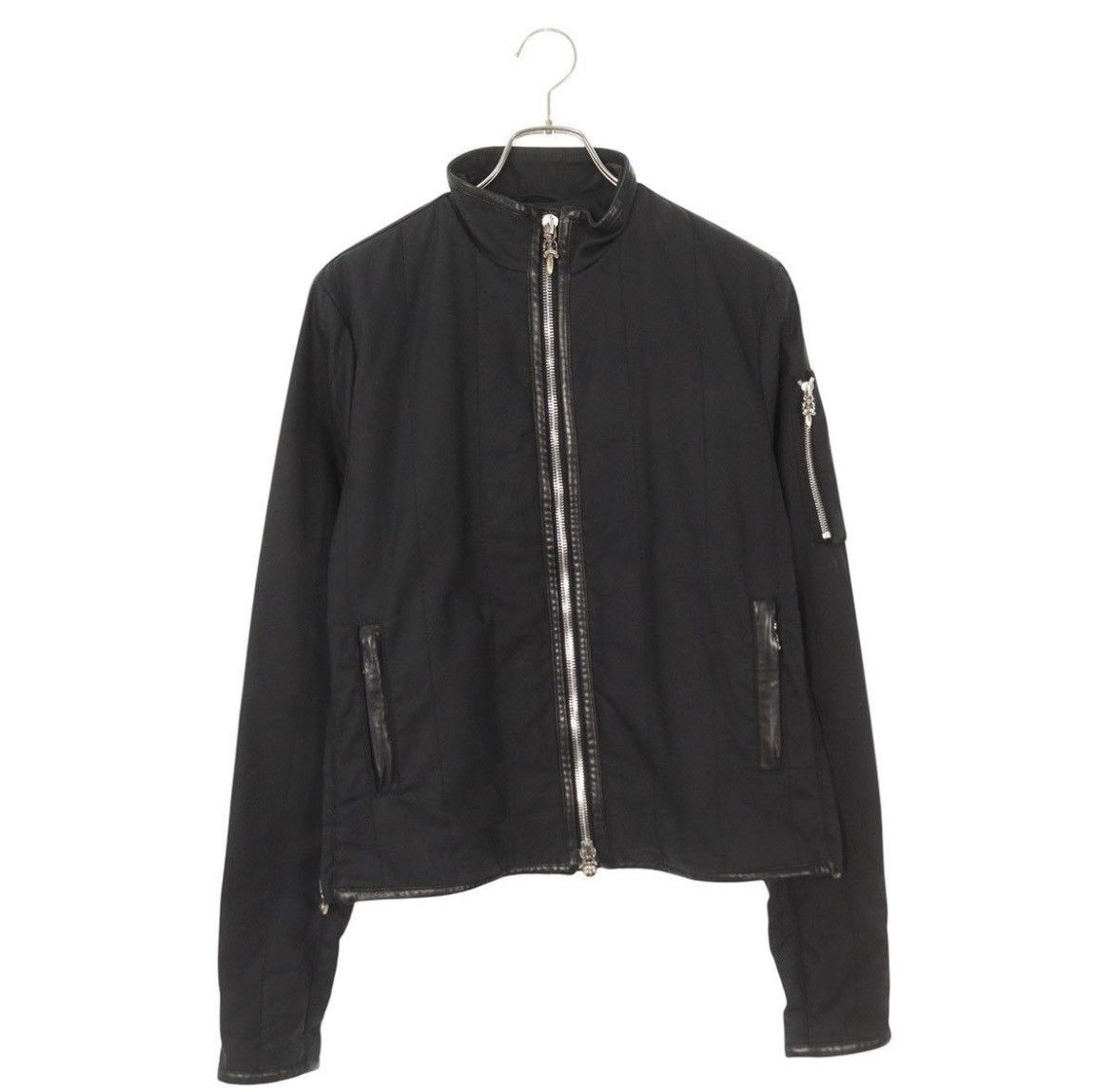 Chrome Hearts Leather Waxed Cotton Blouson