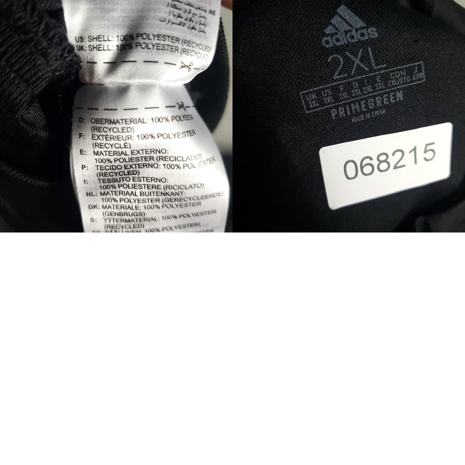 Adidas Adidas Jacket Mens 2XL Black Lightweight Full Zip Up Track Jacket Sweater Size US XXL / EU 58 / 5 - 8 Thumbnail