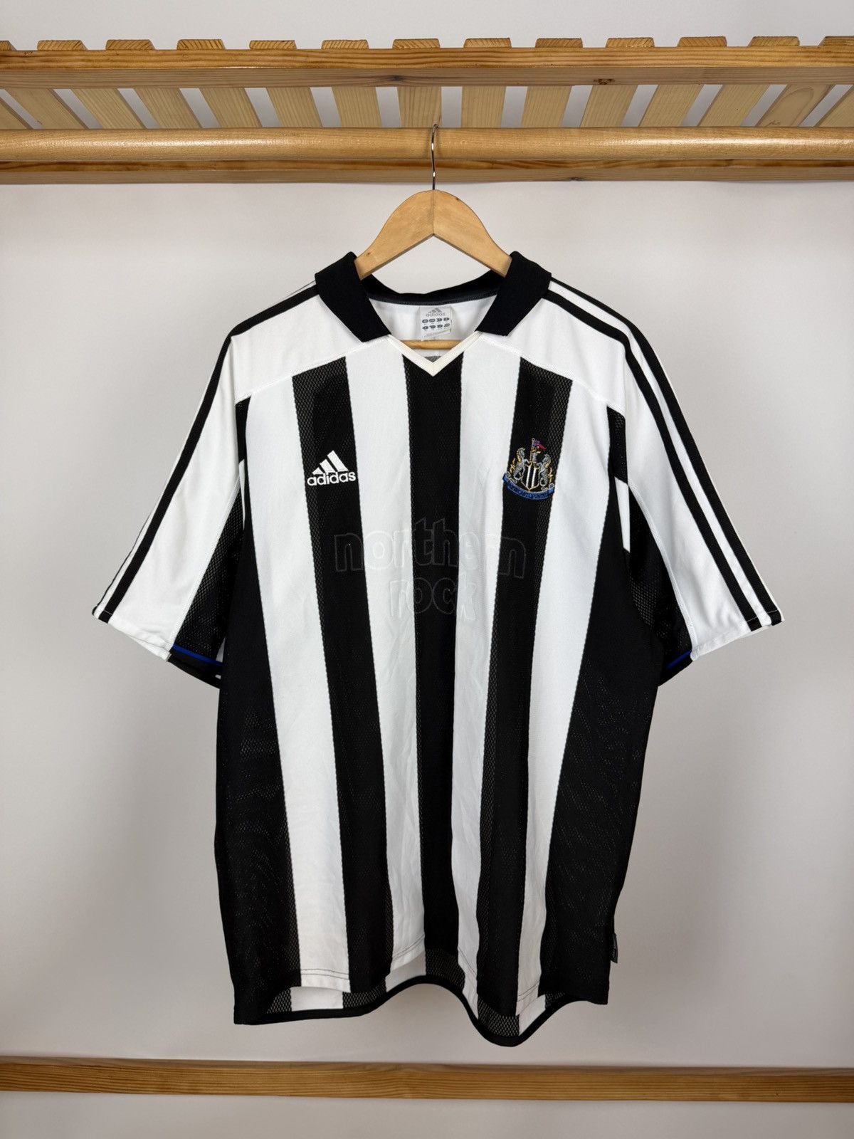 Adidas Newcastle United 2003-05 Football Shirt Soccer Jersey Adidas Size US XL / EU 56 / 4 - 1 Thumbnail