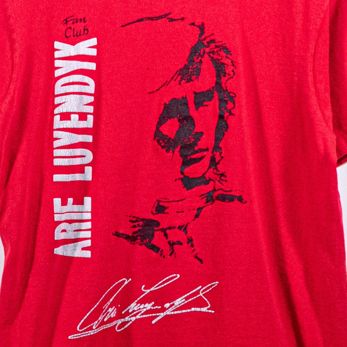 Vintage Arie Luyendyk Fan Club Racing T-Shirt Indycar VTG 90s Cars Size US M / EU 48-50 / 2 - 8 Thumbnail