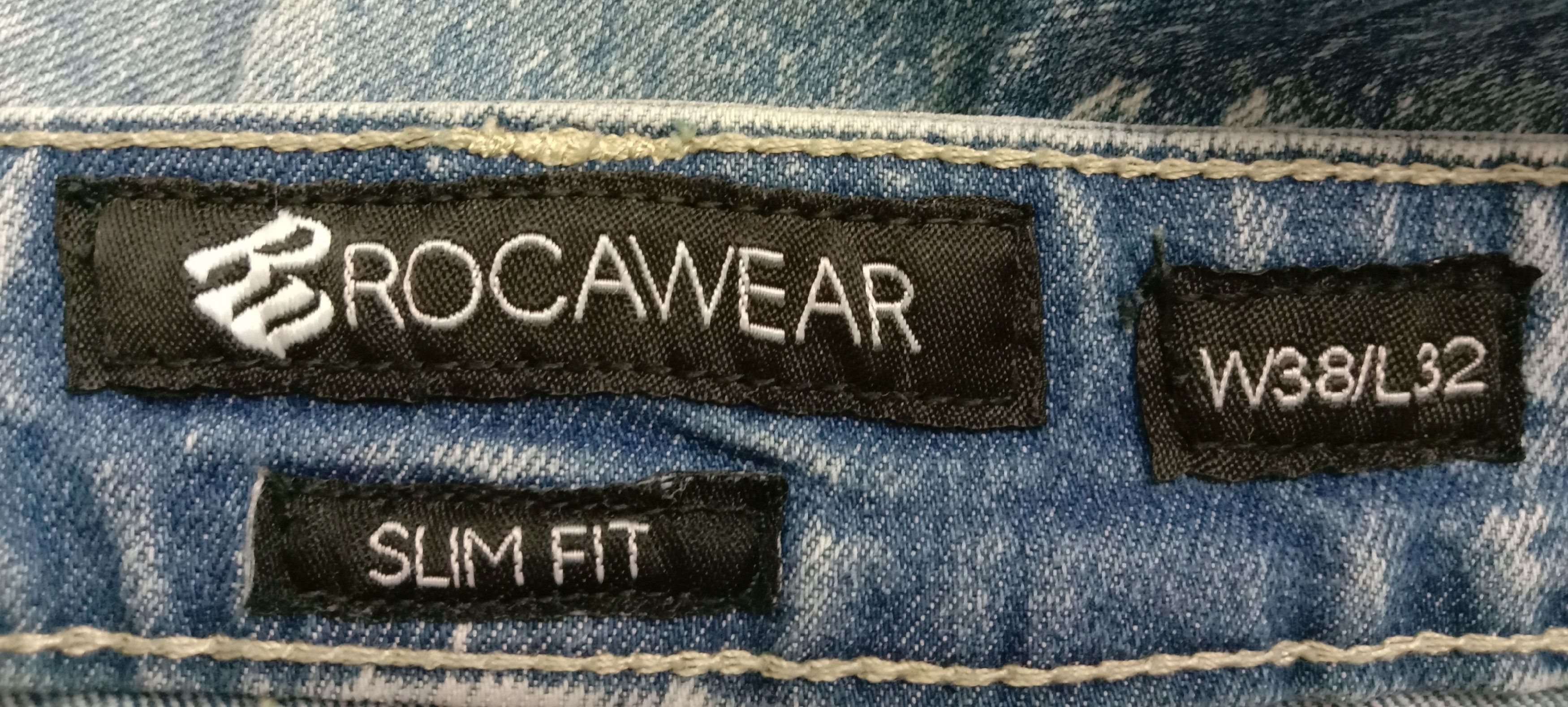 Beauty Beast Indigo Dye Rocawear Jeans Slim Fit Denim Size US 38 / EU 54 - 14 Thumbnail