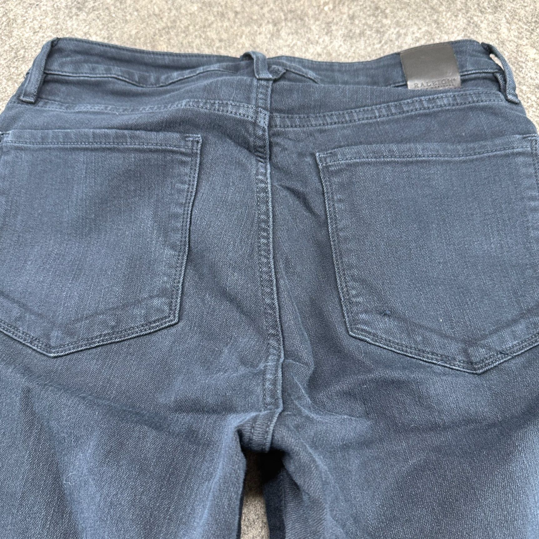 Dickies Dickies Jeans Womens 28 Blue Straight Denim Dark Wash Regular Stretch 5-Pocket Inseam 29 in Size 28" / US 6 / IT 42 - 6 Thumbnail