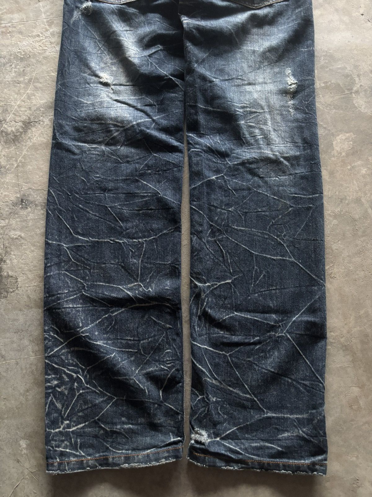 PPFM DOUBLE WAIST NYLAUS distressed washed whiskered japanese Size US 32 / EU 48 - 13 Thumbnail