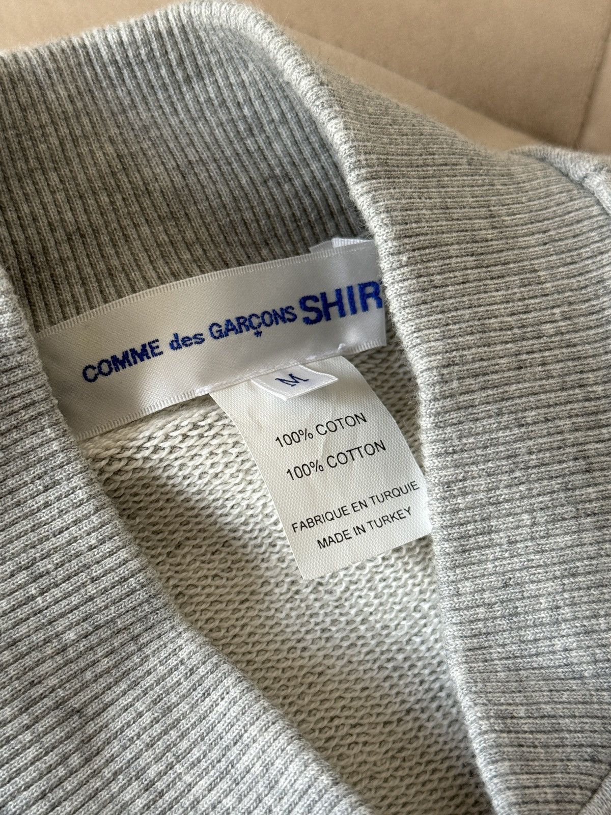 Comme des Garcons Comme des Garçons SHIRT x KAWS Zip-Up Sweatshirt Jacket Grey Size US M / EU 48-50 / 2 - 8 Thumbnail