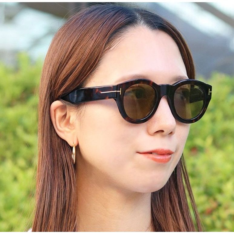 Tom Ford NEW TOM FORD LUCINDA SUNGLASSES TF1212 52N HAVANA FT1212 Size ONE SIZE - 3 Thumbnail