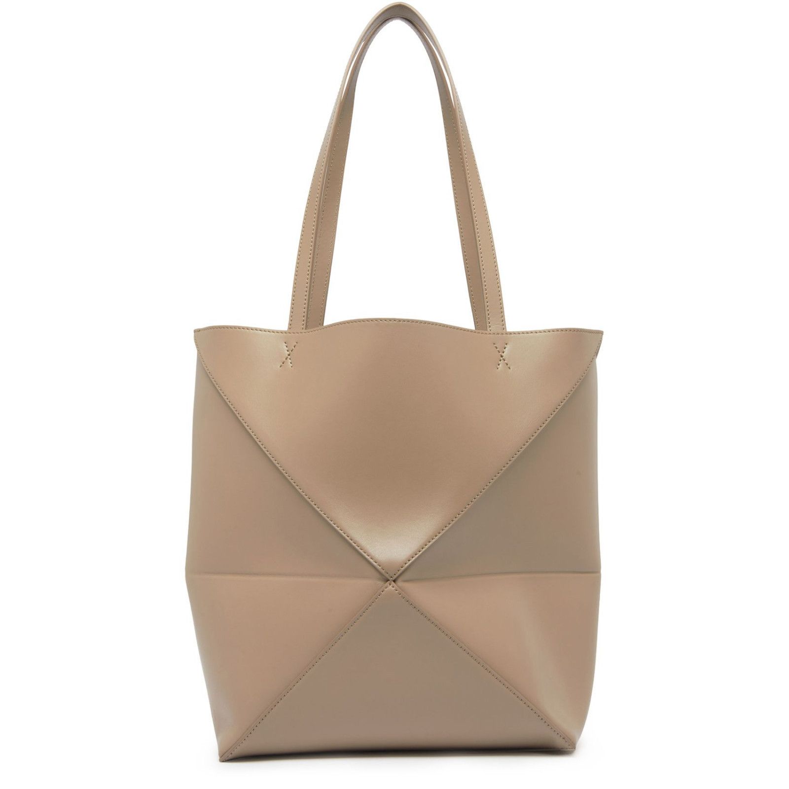 Loewe LOEWE Puzzle Fold Medium Sand Leather Tote Bag New & Authent Size ONE SIZE - 3 Thumbnail