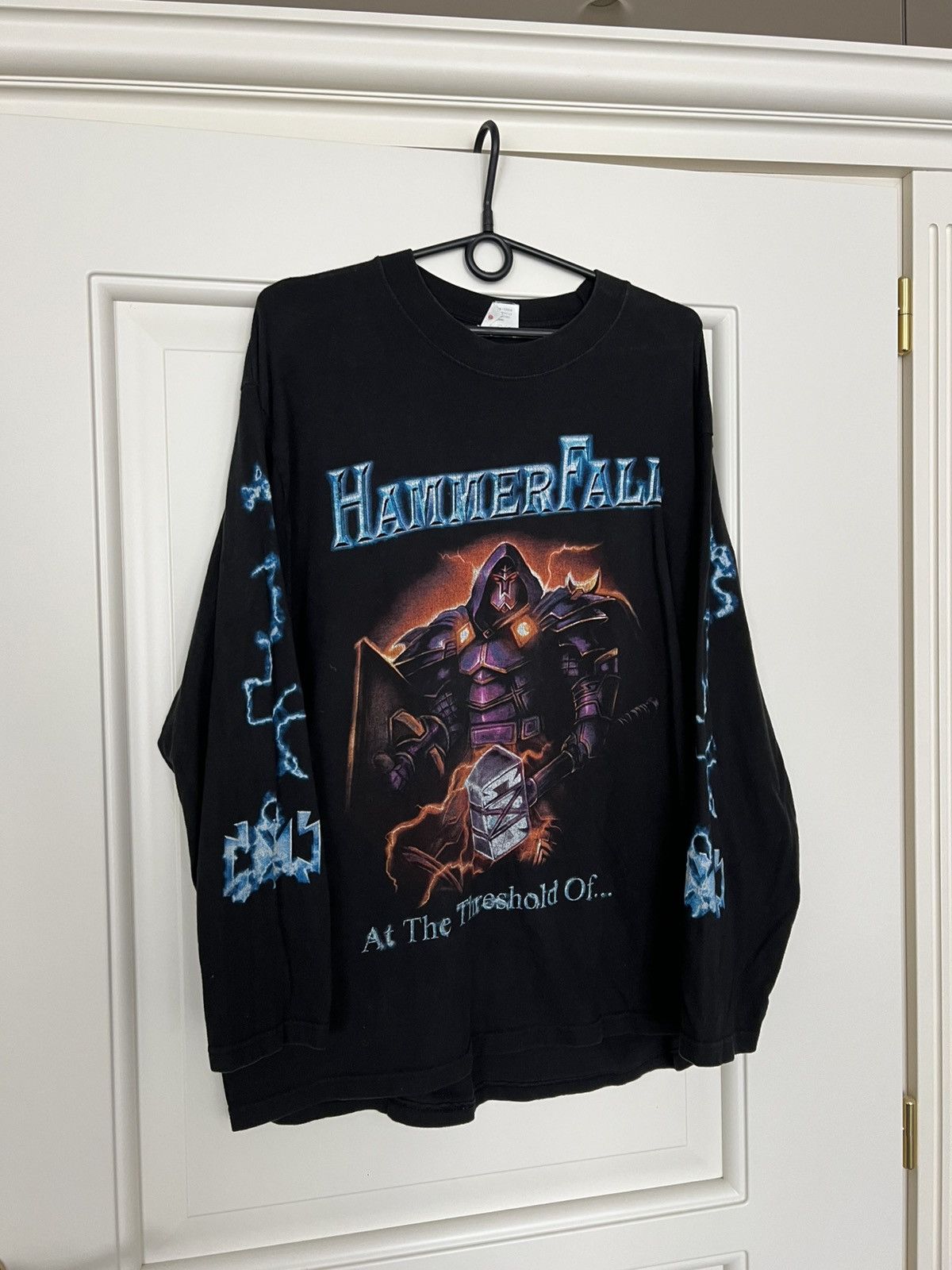 Band Tees Vintage Hammer Fall Band Long Sleeve Rock Tee Size XL Size US XL / EU 56 / 4 - 5 Thumbnail