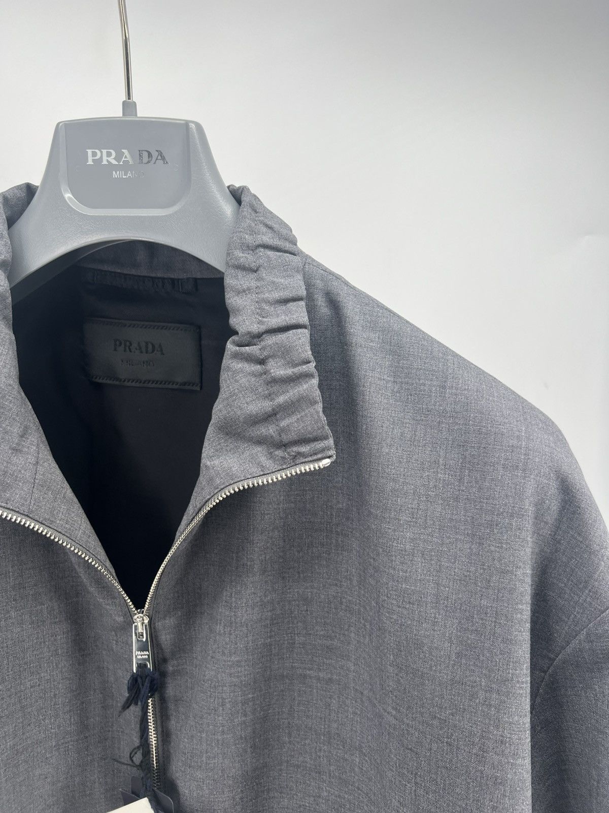 Prada Mens Prada Fine Panama Jacket Size L RRP $2500 Size US L / EU 52-54 / 3 - 2 Thumbnail