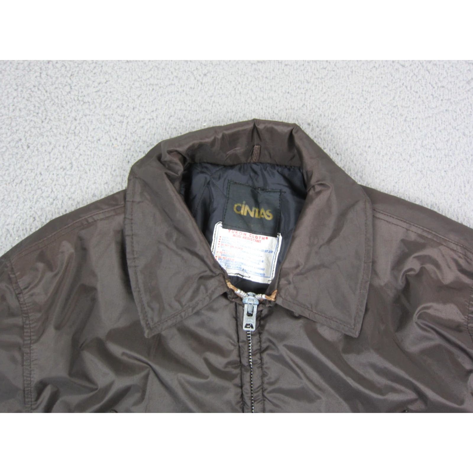 Vintage VINTAGE Cintas Jacket Mens XL Bomber Jacket Brown Parka 60s 90s USA Workwear Mens Size US XL / EU 56 / 4 - 2 Thumbnail
