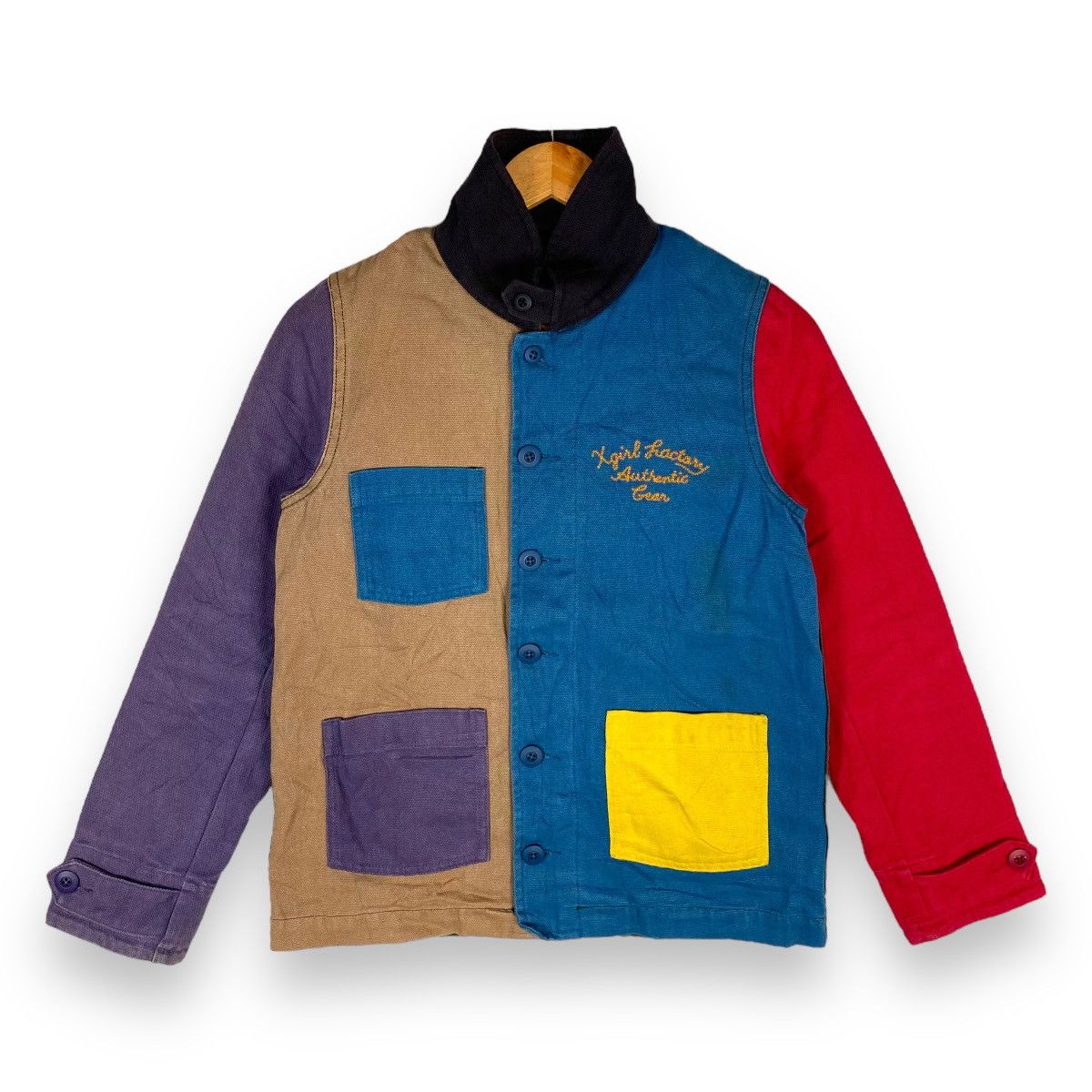 XGIRL BY XLARGE FACTORY AUTHENTIC GEAR MULTICOLOUR JACKET