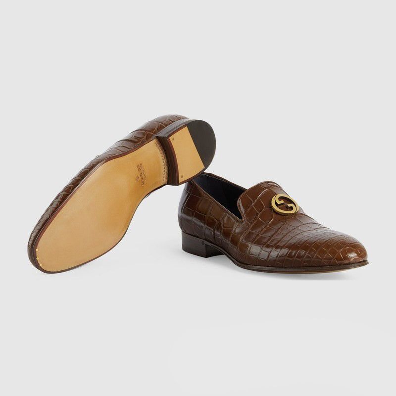 Gucci o1s1wg110425 Loafers in Brown Size US 10.5 / EU 43-44 - 5 Thumbnail