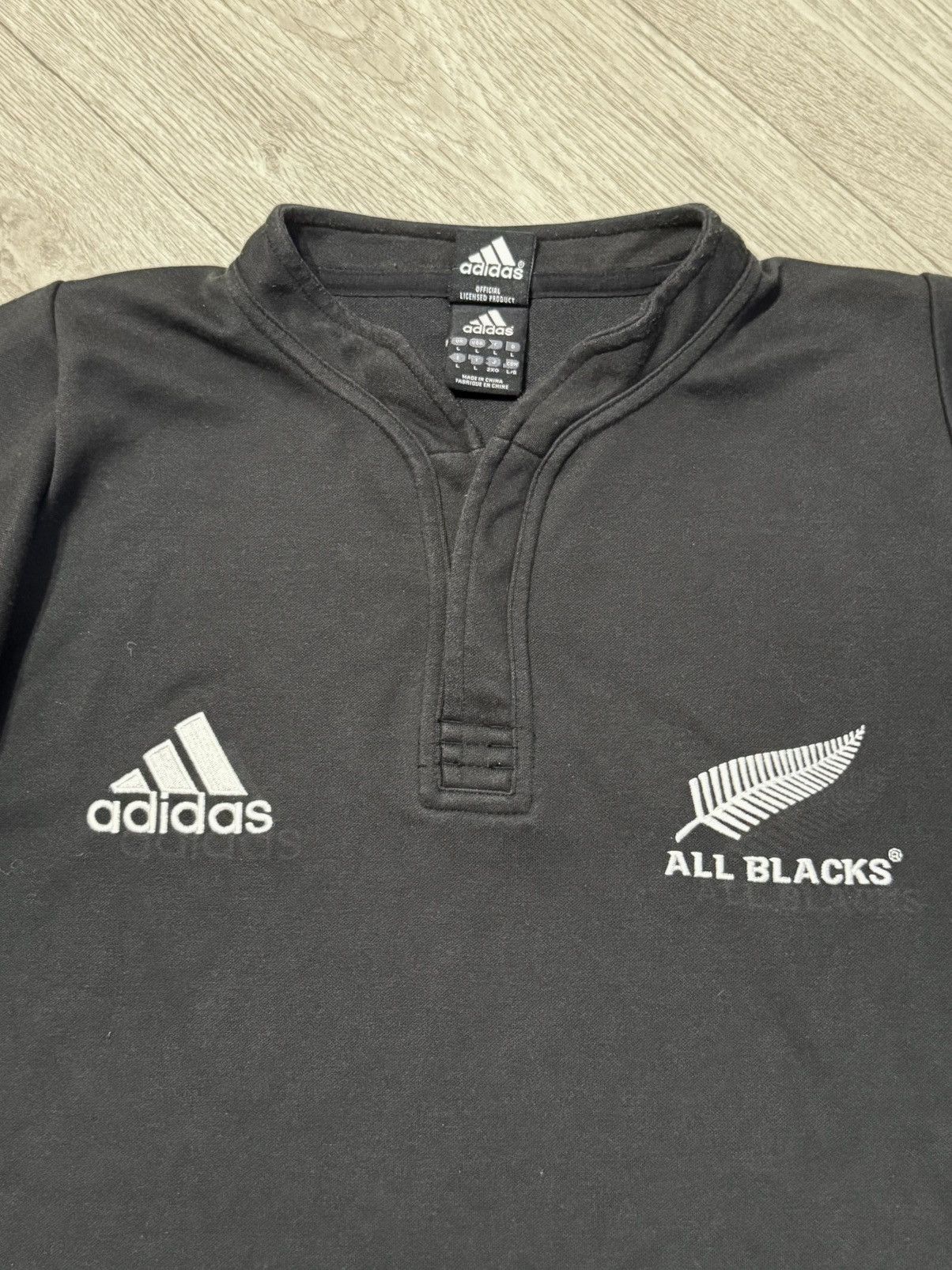 Adidas 🔷Vintage Adidas New Zeeland All Blacks 2003 Rugby Shirt🔷 Size US L / EU 52-54 / 3 - 3 Thumbnail