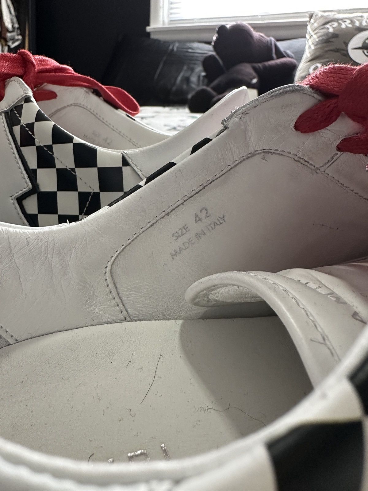 Amiri Checkered Viper Low Sneakers Size US 9 / EU 42 - 6 Thumbnail