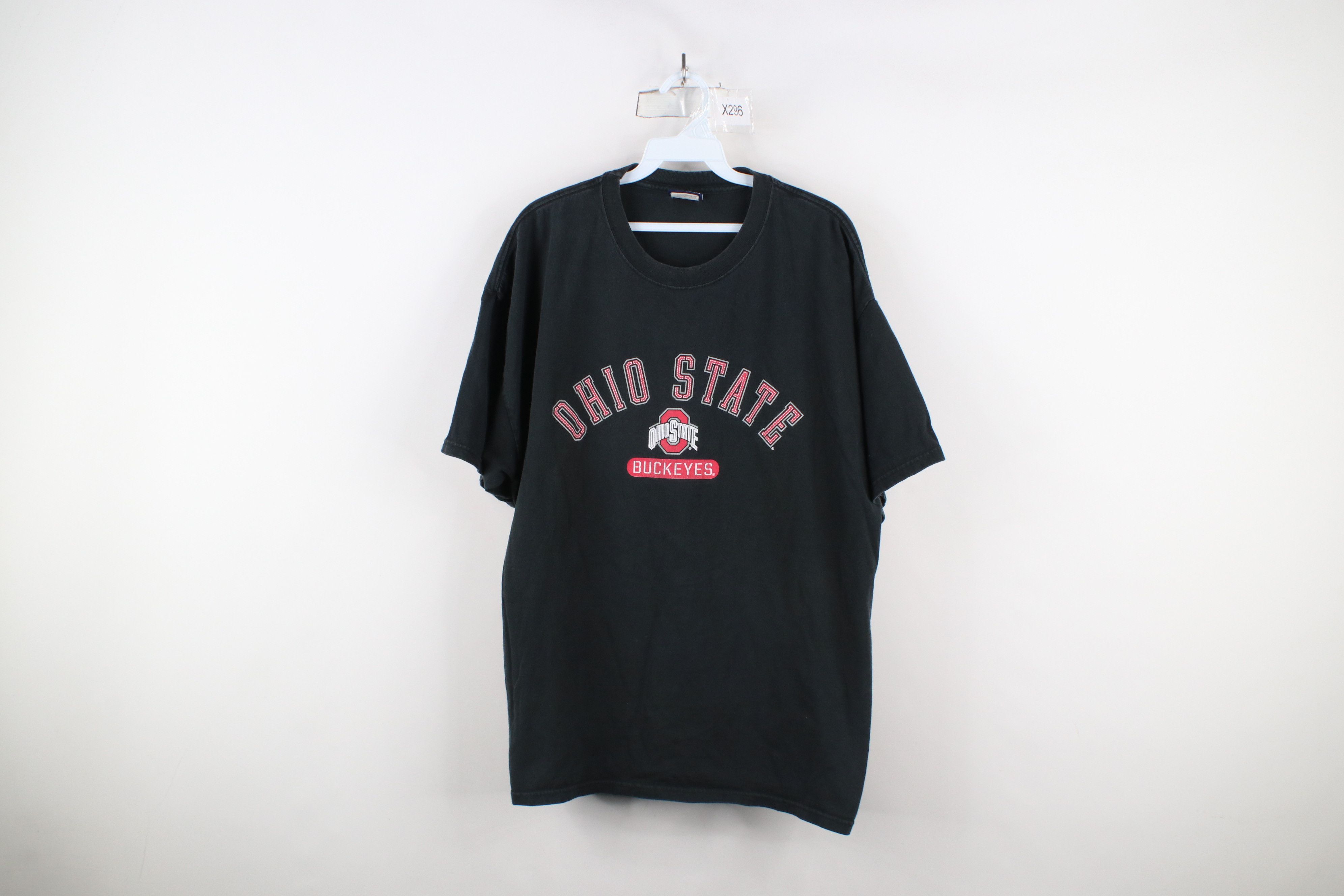 Vintage Vintage 90s Spell Ohio State University T-Shirt Black Cotton Size US XL / EU 56 / 4 - 1 Thumbnail