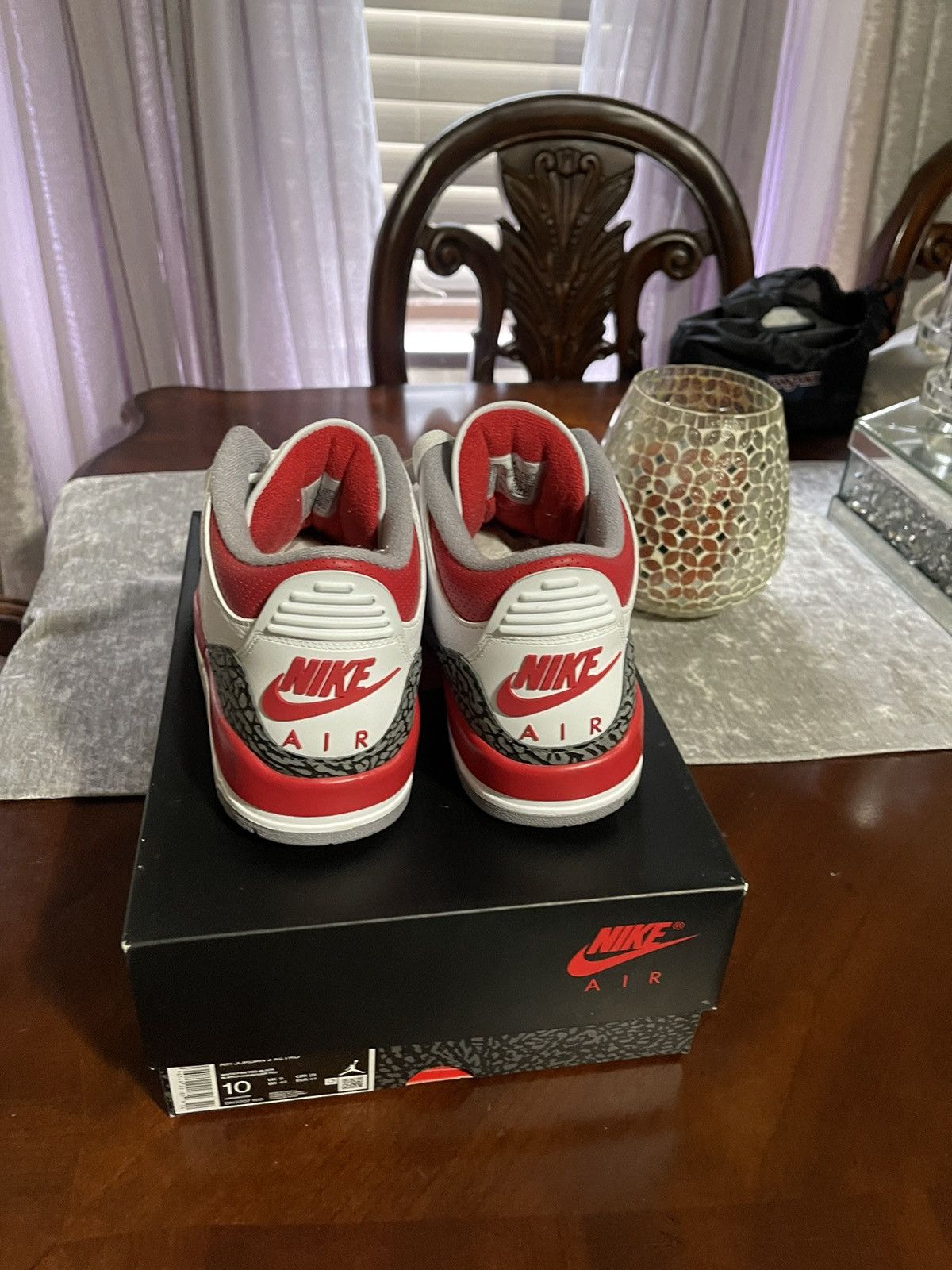 Jordan Brand Air Jordan 3 Fire Red Size US 10 / EU 43 - 4 Thumbnail