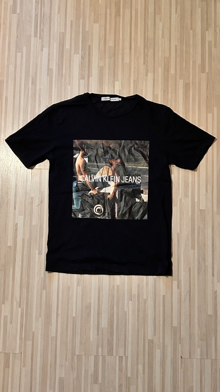 Calvin Klein CK graphic Tshirt Size US M / EU 48-50 / 2 - 1 Thumbnail
