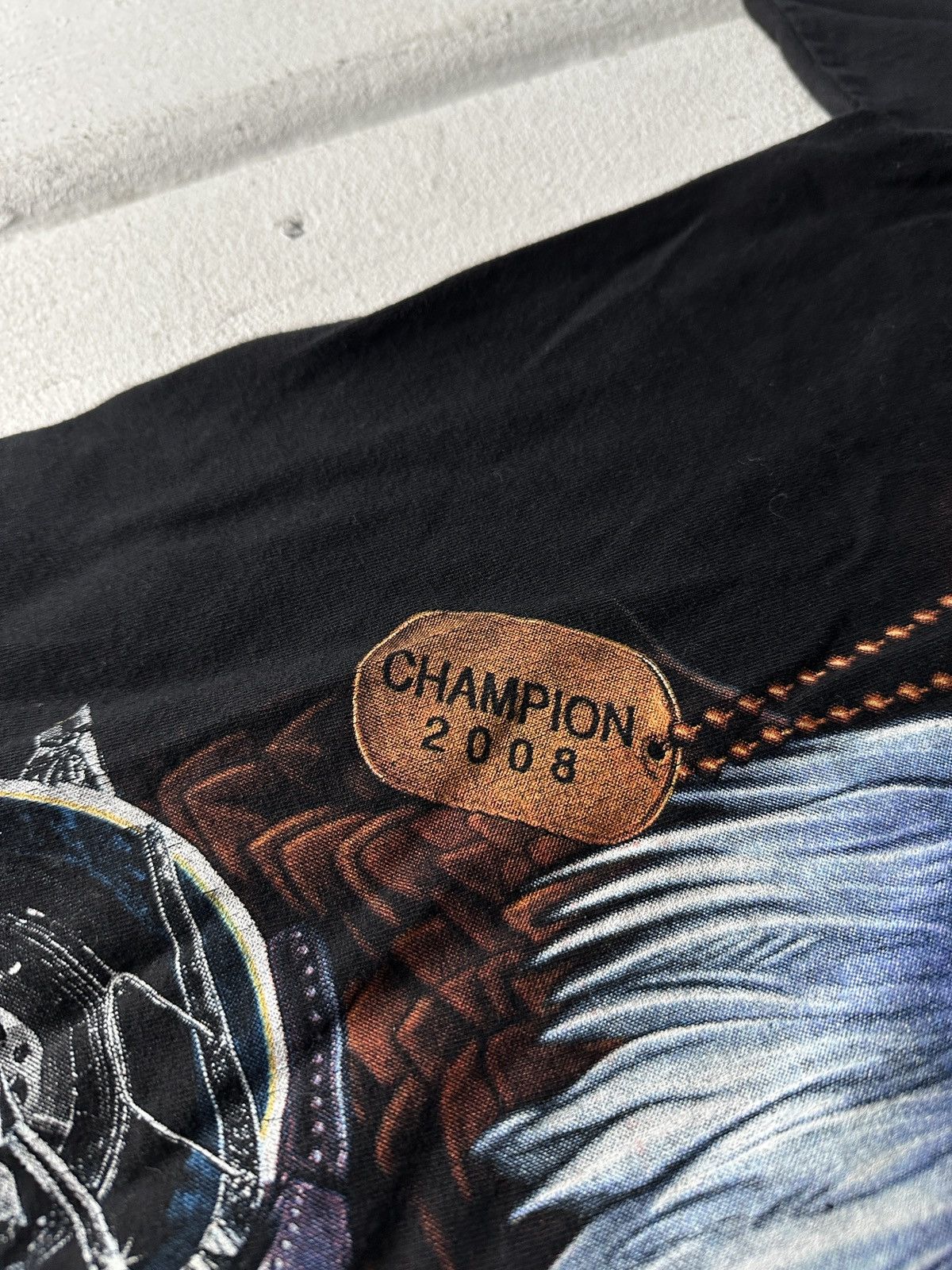Vintage 🚨VNTG INDIANS 2008 EAGLE USA RARE MOTORCYCLE HARLEY STYLE Size US S / EU 44-46 / 1 - 7 Thumbnail