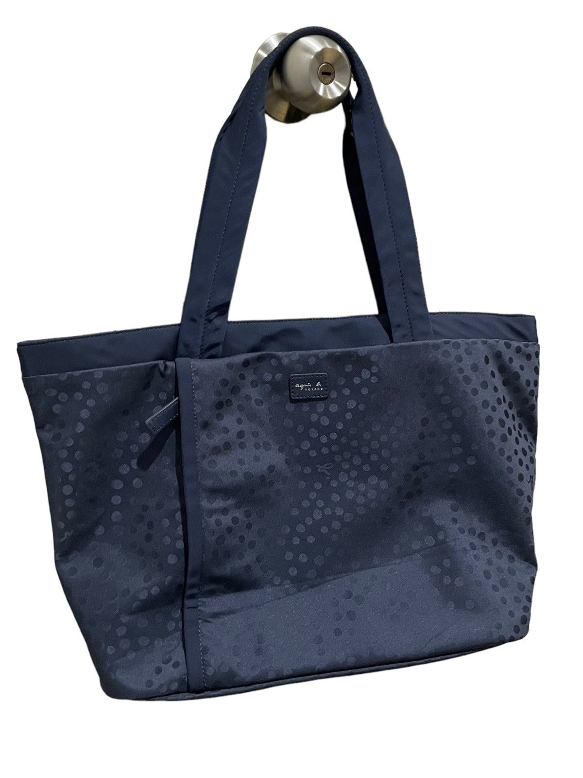 Designer × agnes b. Agnes B Polka Dots Shadow Nylon Shoulder Bags Size ONE SIZE - 3 Thumbnail
