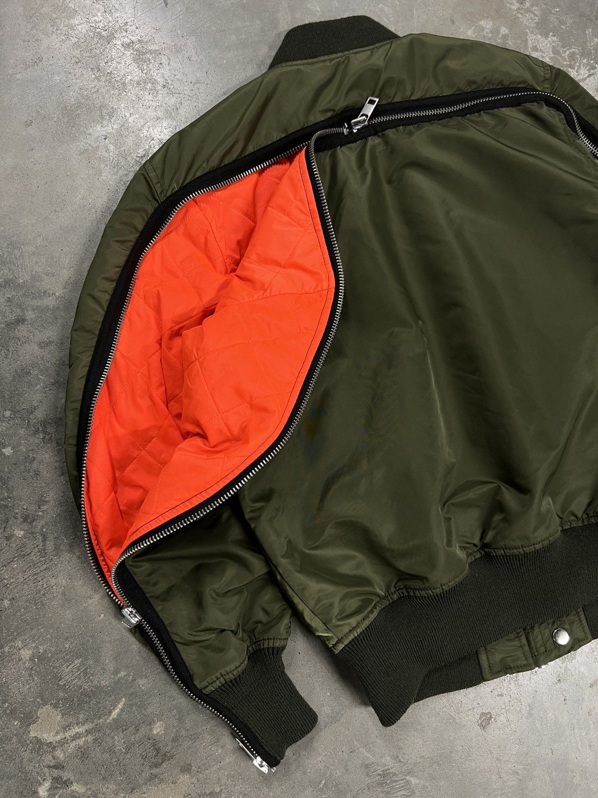 Archive Diesel MA-1 Reversible Bomber Jacket Multipocket Zip
