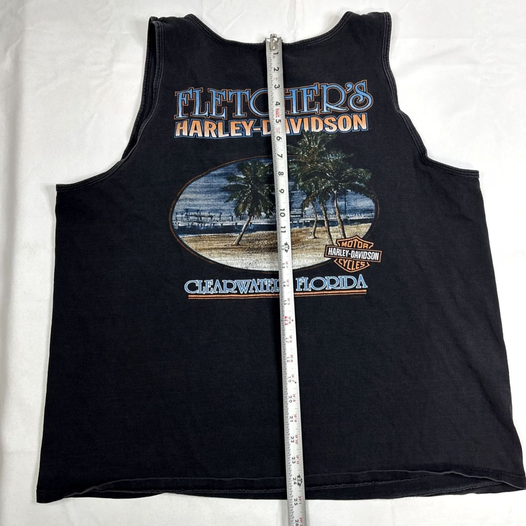 Harley Davidson VINTAGE Harley-Davidson Tank Top Men’s XL Black Florida Clearwater Harley-Davidson Tank Top Mens XL Black Florida Vintage Size US XL / EU 56 / 4 - 5 Thumbnail