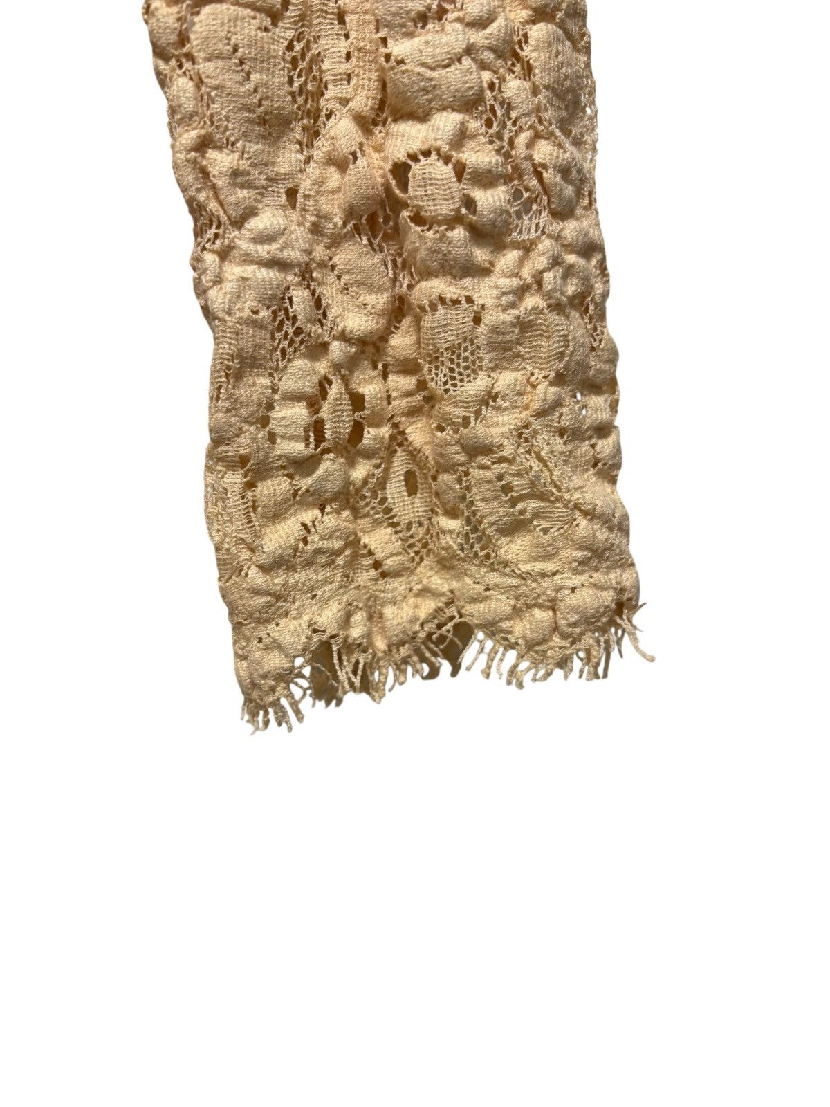 Helmut Lang HELMUT LANG High Neck Stretch Nude Lace Top Women Size /L Size L / US 10 / IT 46 - 3 Thumbnail