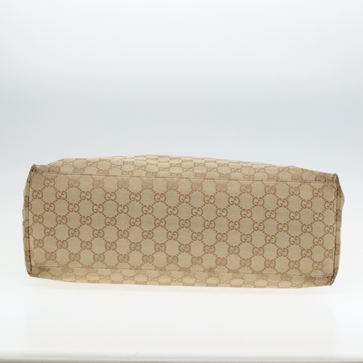 Gucci GUCCI GG Canvas Tote Bag Beige Size ONE SIZE - 9 Thumbnail