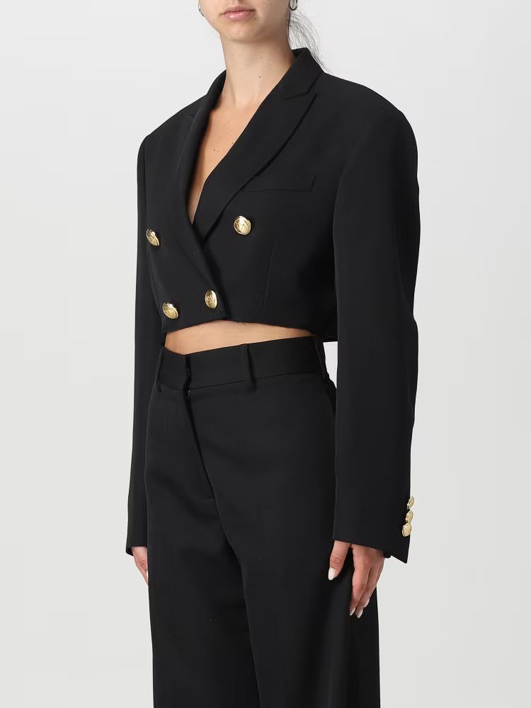 Palm Angels o1y1125 Blazer in Black Size M / US 6-8 / IT 42-44 - 4 Thumbnail