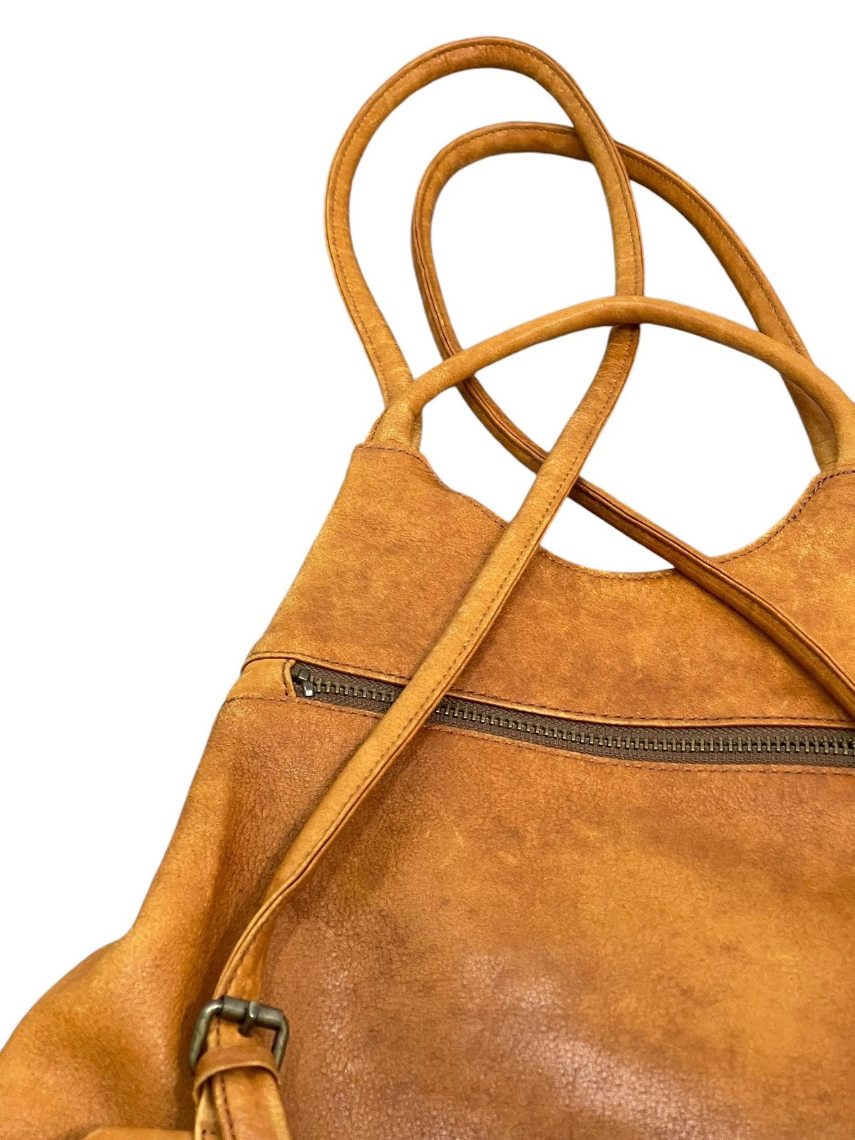 Japanese Brand Full Leather Vtg El Domain Backpack Bag 1🟩1 Size ONE SIZE - 15 Thumbnail