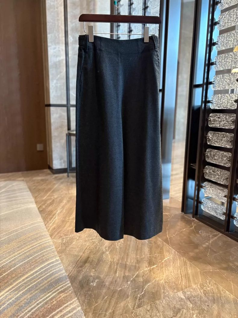 Other LORO PIANA Cashmere wide leg pants Size 26" / US 2 / IT 38 - 1 Thumbnail