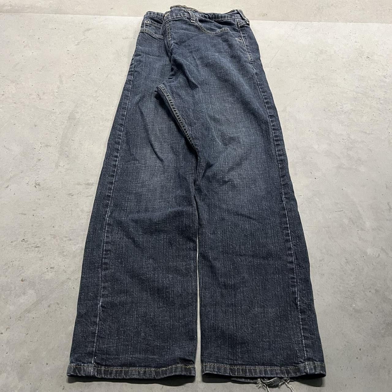 Levi's Vintage Y2K/2000s Dark wash Levis Straight Leg skater Jeans! Size US 38 / EU 54 - 2 Thumbnail
