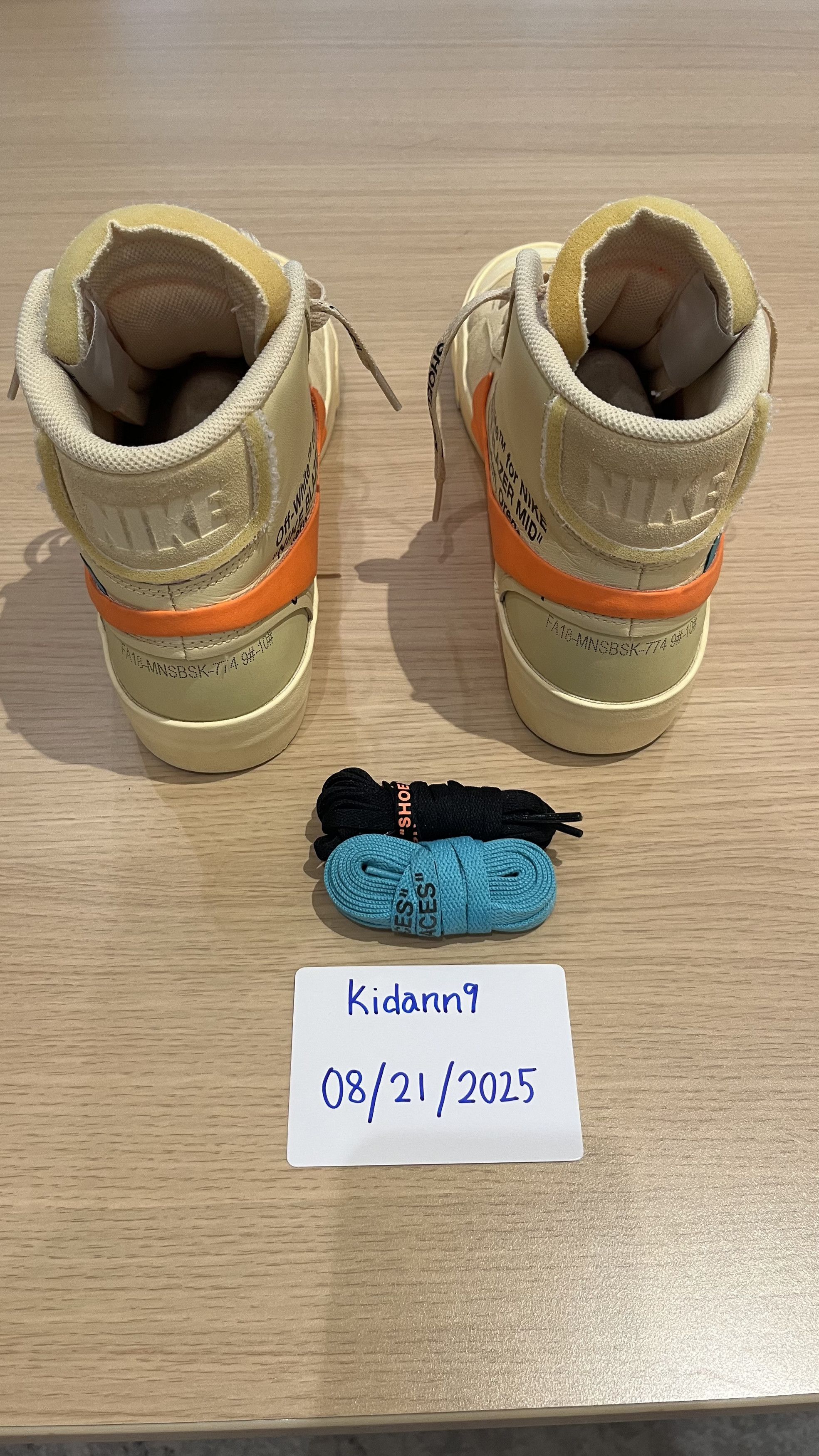 Nike × Off-White Nike Blazer Mid Off-White All Hallow's Eve Size US 9.5 / EU 42-43 - 4 Thumbnail