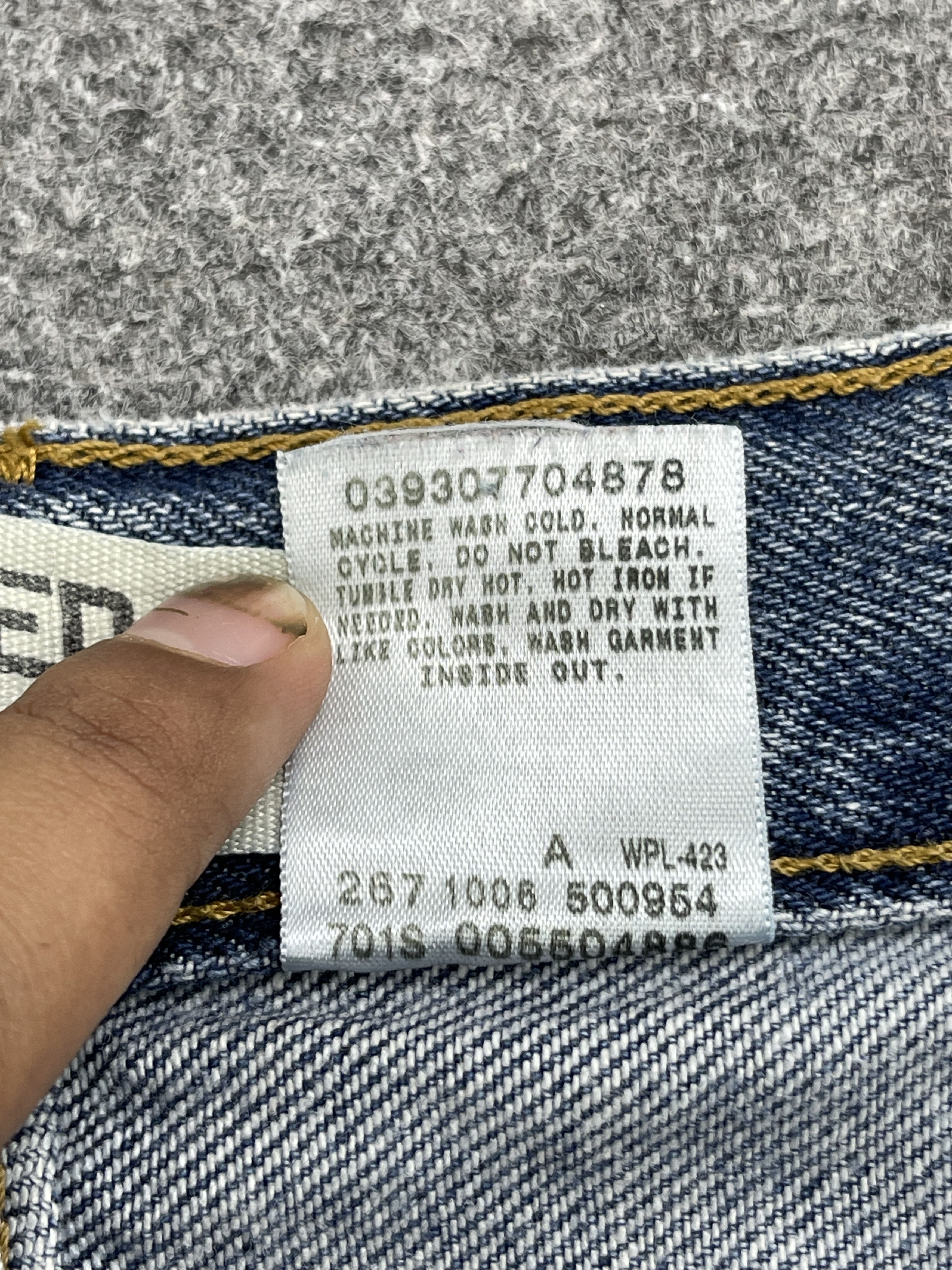 Levi's Vintage Levis 550 Relaxed Fit Faded Blue Jeans DP2578 Size US 32 / EU 48 - 8 Thumbnail