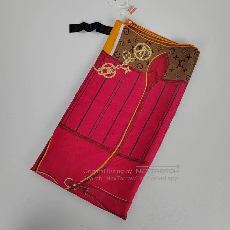 Louis Vuitton Louis Vuitton Presbyopic silk square scarf Size ONE SIZE - 2 Thumbnail