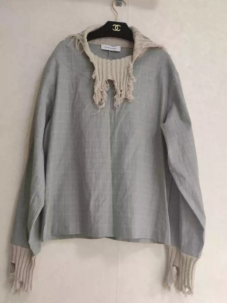 Kiko Kostadinov Kiko kostadinov destroys collared long-sleeve spliced pullo Size US M / EU 48-50 / 2 - 1 Thumbnail