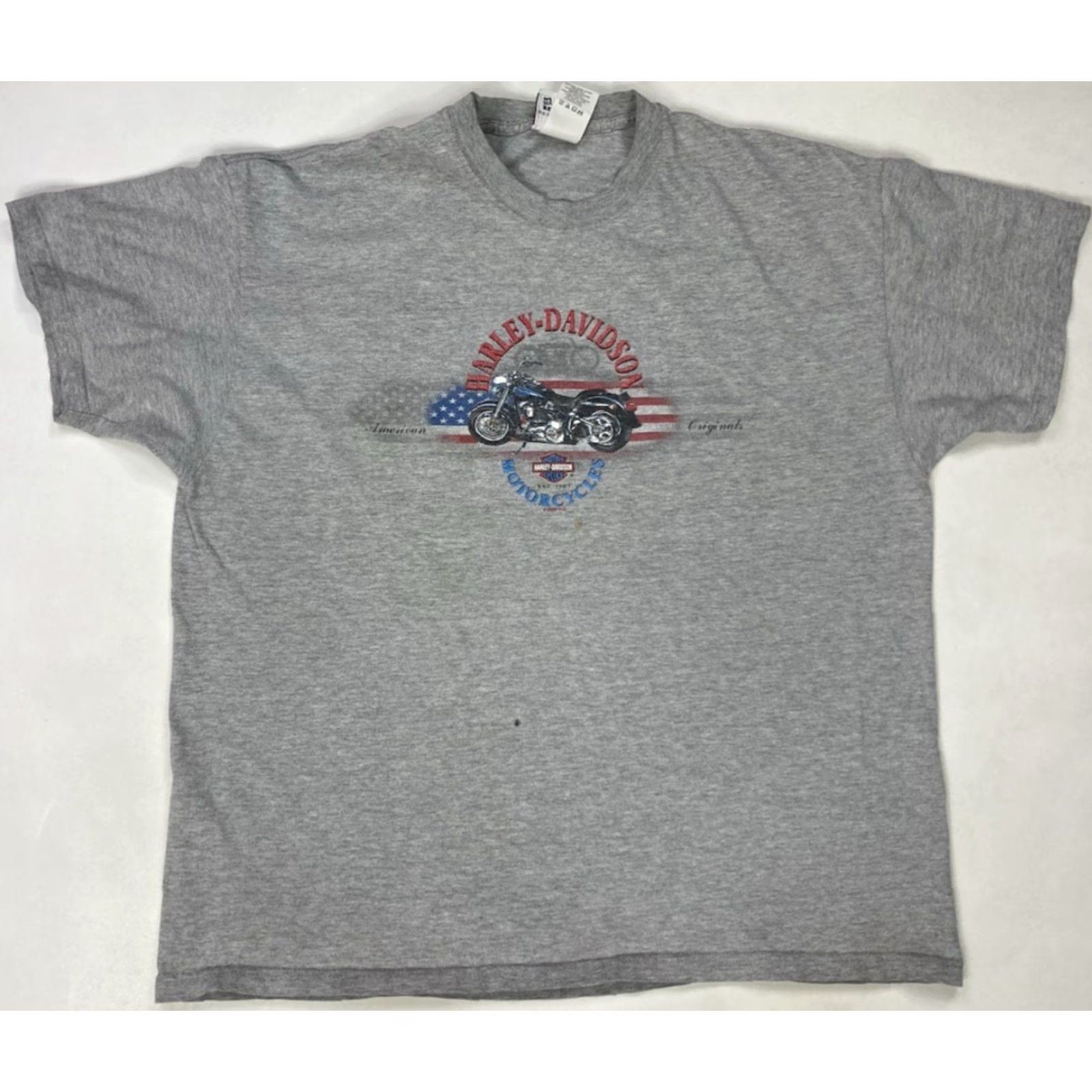 Harley Davidson VINTAGE Harley-Davidson Virginia Beach Graphic T-shirt Men XL Gray Short Sleeve Size US XL / EU 56 / 4 - 3 Thumbnail