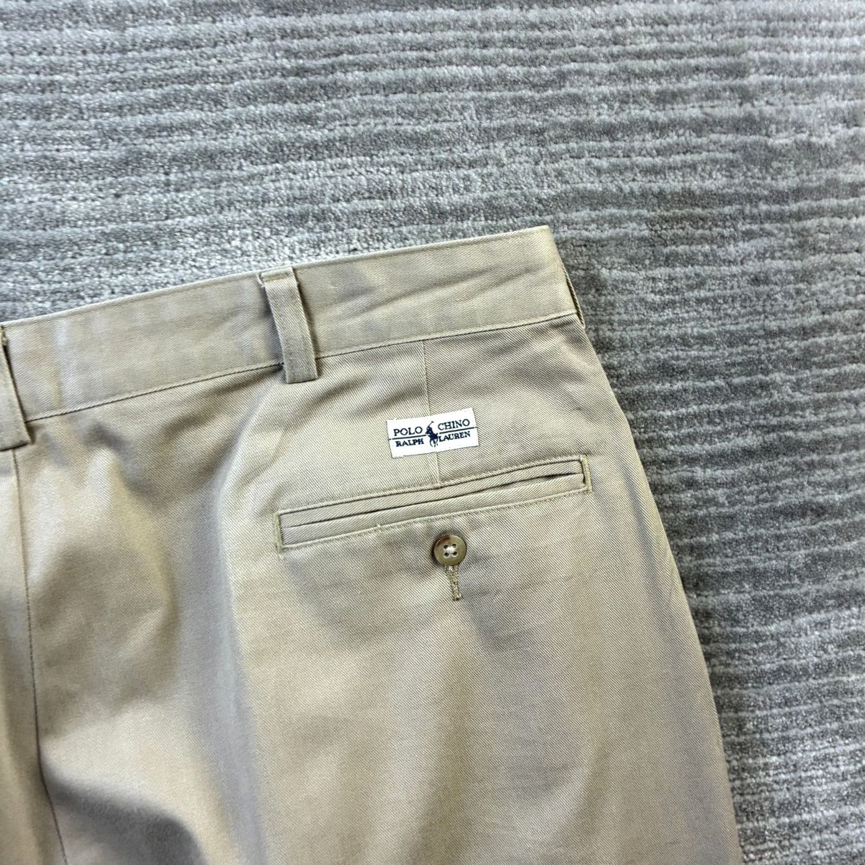 Polo Ralph Lauren Polo Ralph Lauren Pants Mens 38x30 Chino Twill Regular Beige Vintage Andrew Size US M / EU 48-50 / 2 - 6 Thumbnail