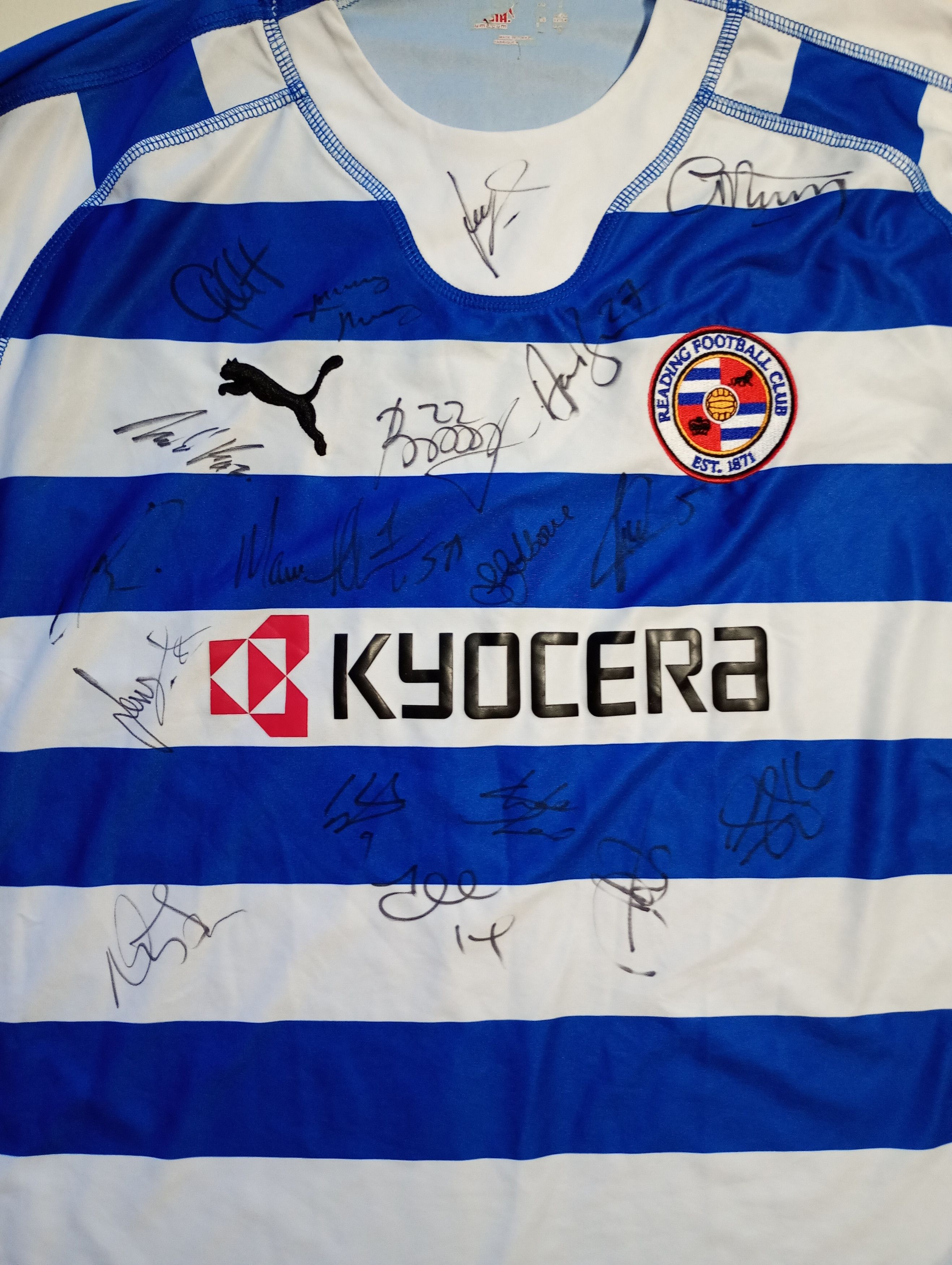 Puma Puma Reading FC Home Jersey 5 Sonko 2006-2007 Size US XL / EU 56 / 4 - 6 Thumbnail