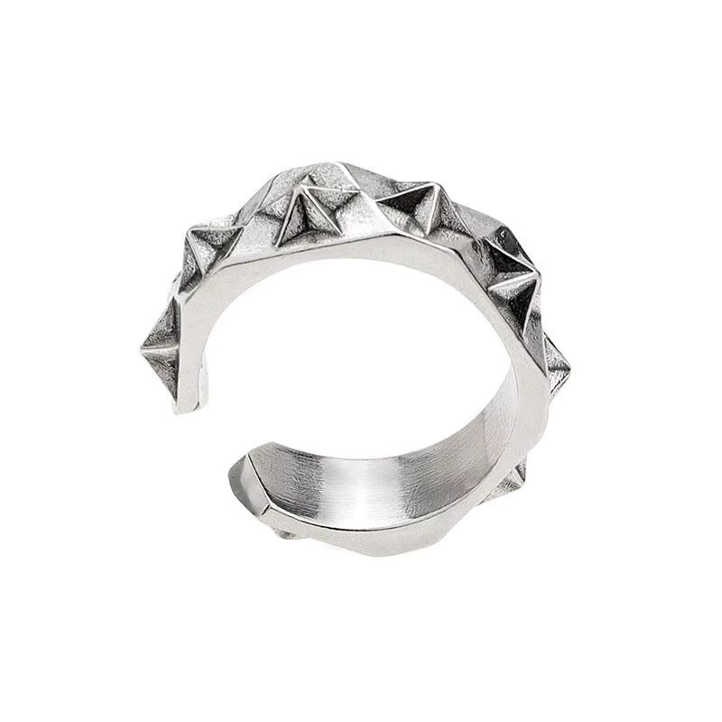 Jewelry Silver Star Rings Size ONE SIZE - 2 Thumbnail