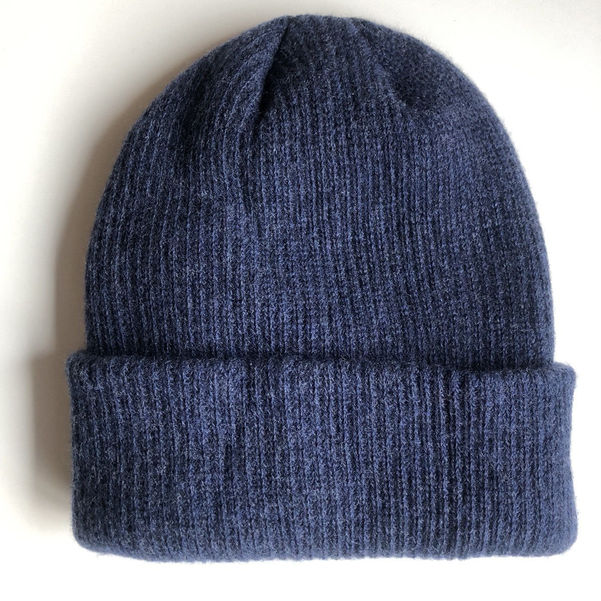 Noah Noah Cashmere/Merino BLANK beanie NAVY Size ONE SIZE - 2 Thumbnail
