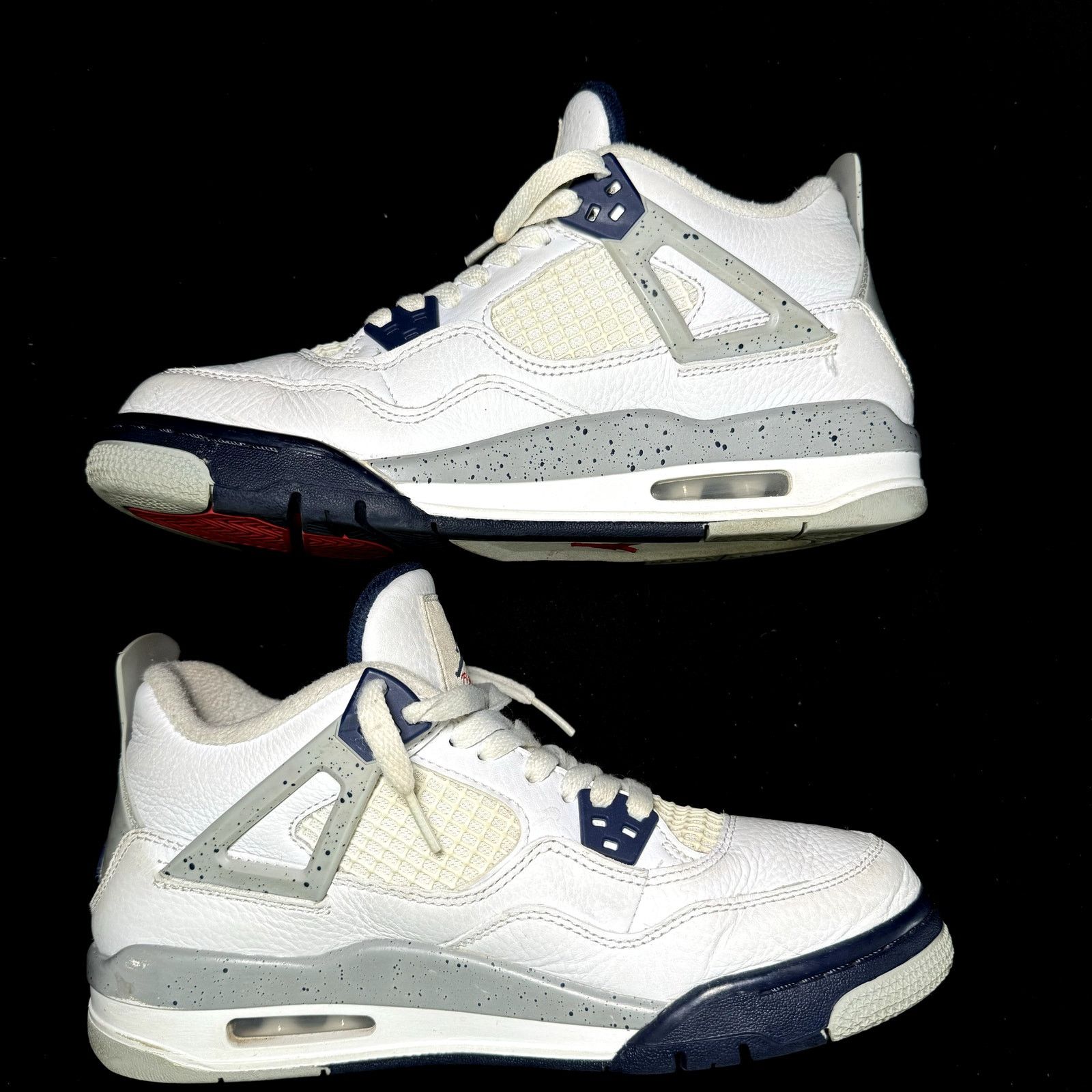 Jordan Brand × Nike Size 7 - Air Jordan 4 Retro GS Midnight Navy Men's Shoes Size US 7 / EU 40 - 2 Thumbnail