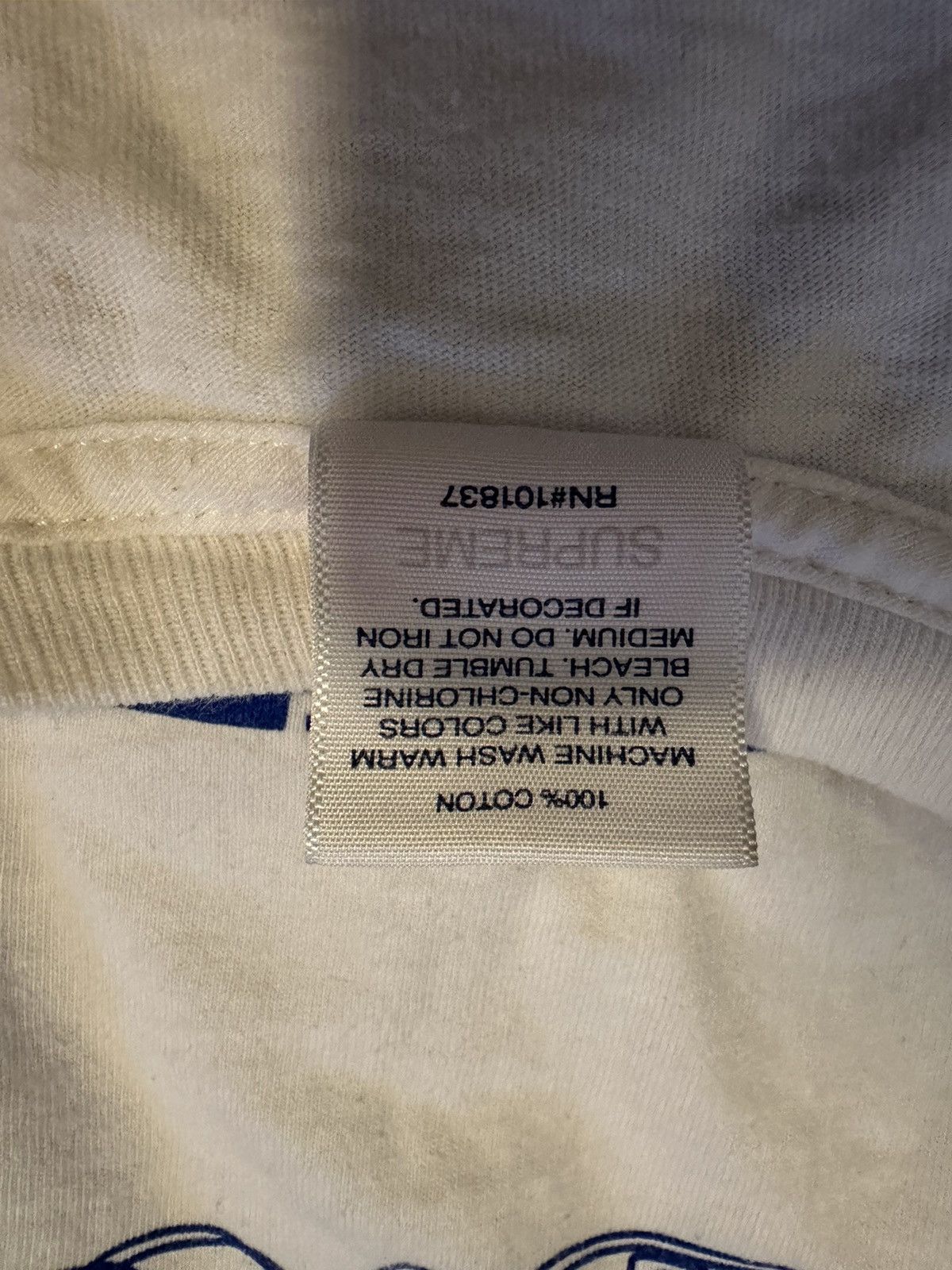 Supreme Supreme Multi Logo Tee White Size US L / EU 52-54 / 3 - 4 Thumbnail
