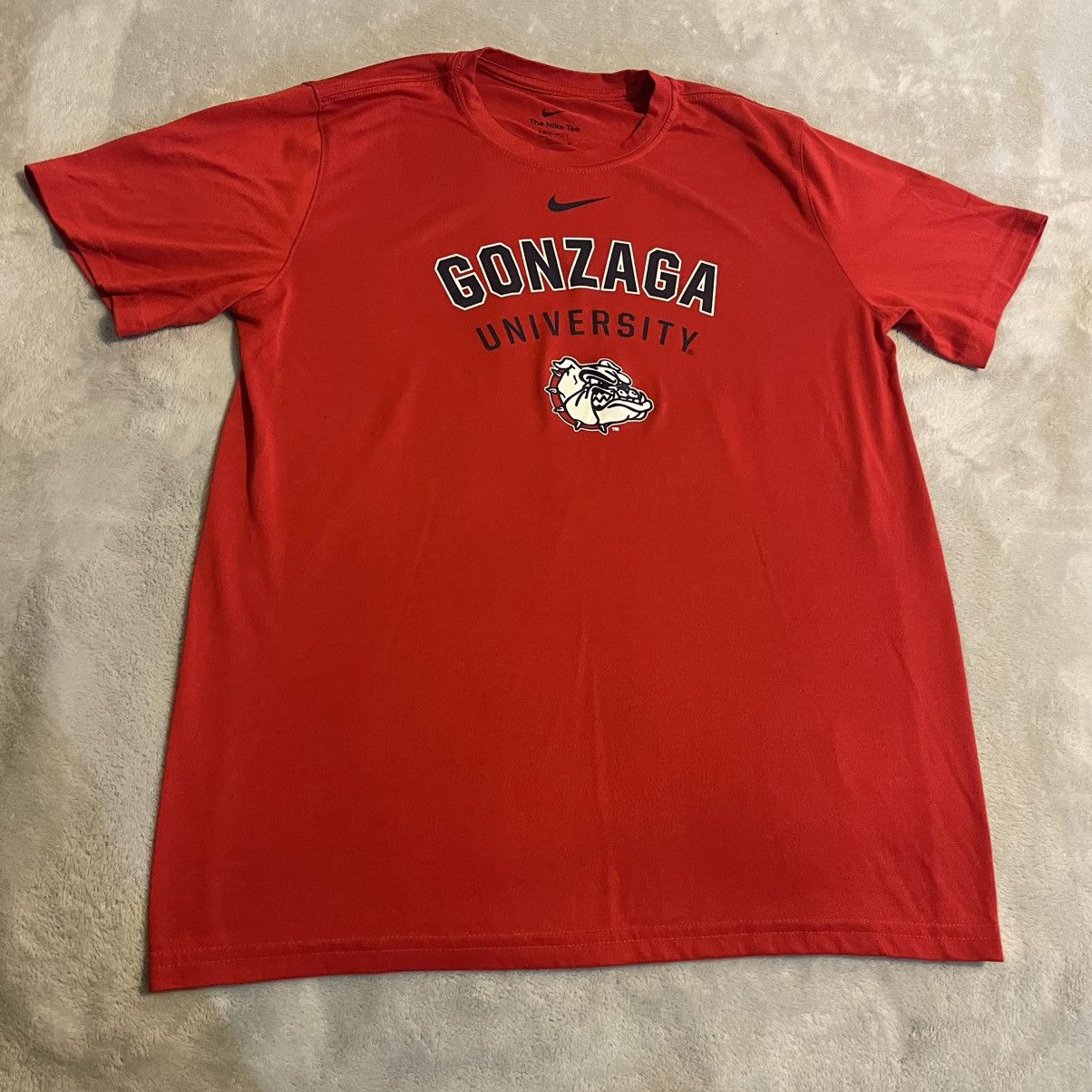Nike Gonzaga Bulldogs Shirt Men Medium Red Nike Dri-Fit NCAA Tee Size US M / EU 48-50 / 2 - 1 Thumbnail
