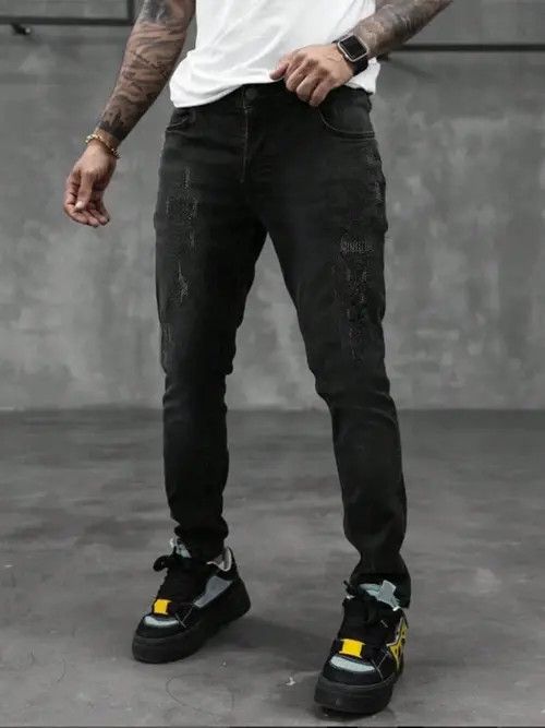 Other Slim ripped skinny jeans Korean DRIP Size US 36 / EU 52 - 4 Thumbnail